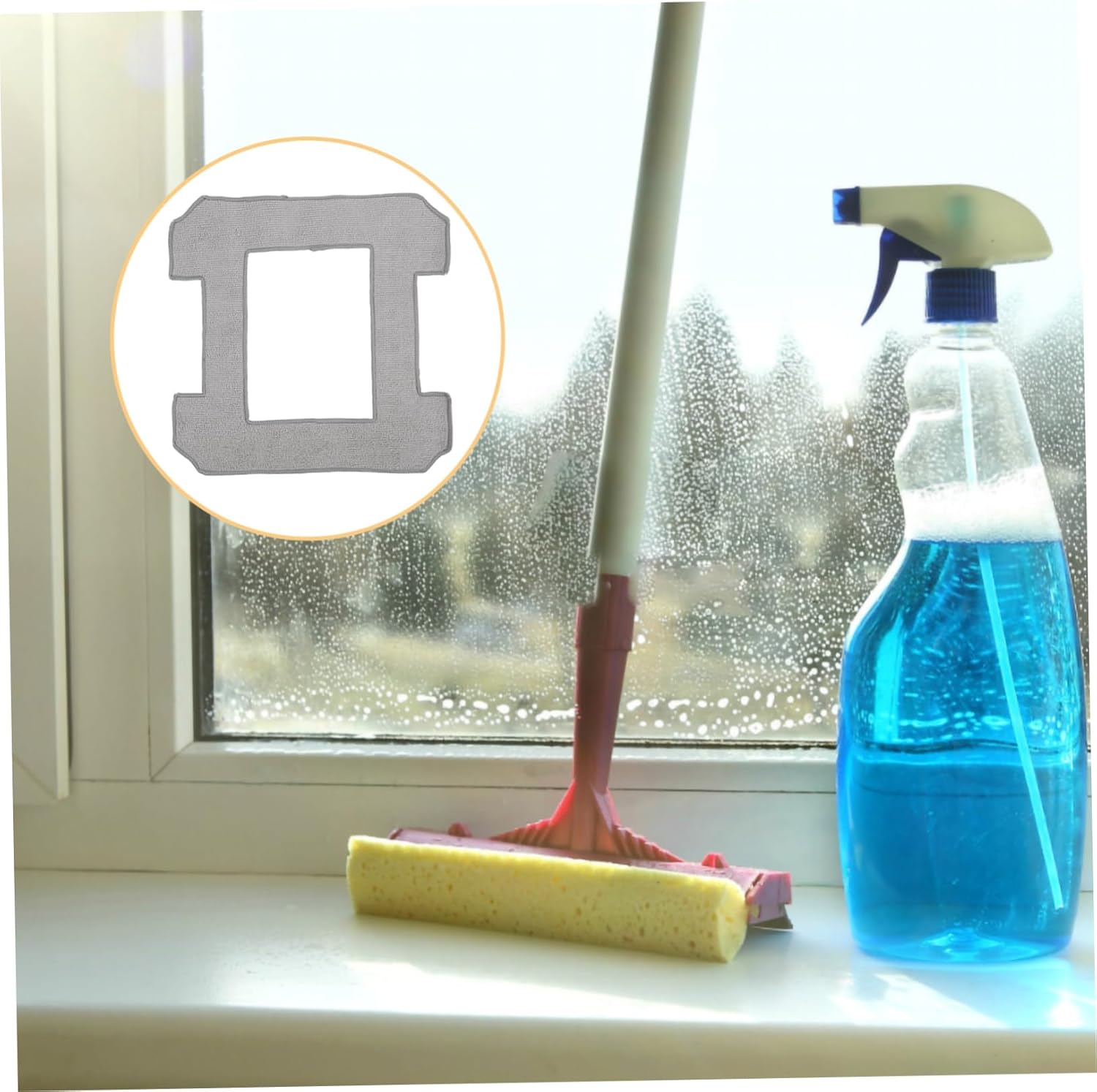 FRCOLOR 4Pcs Window Cleaner Robot Rags