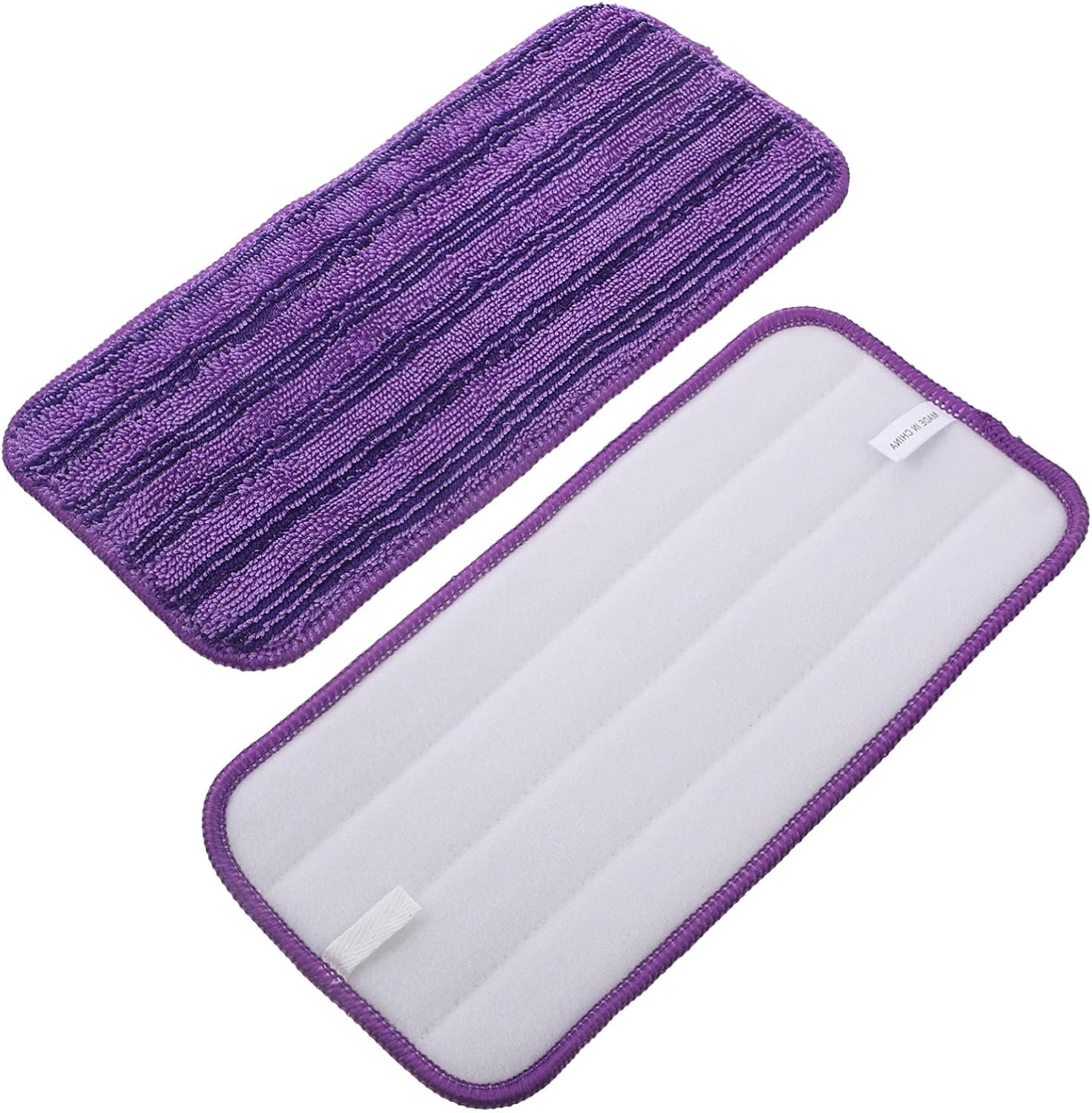 Ipetboom 2pcs Reusable Mop Pads for Hardwood and Tile Cleaning