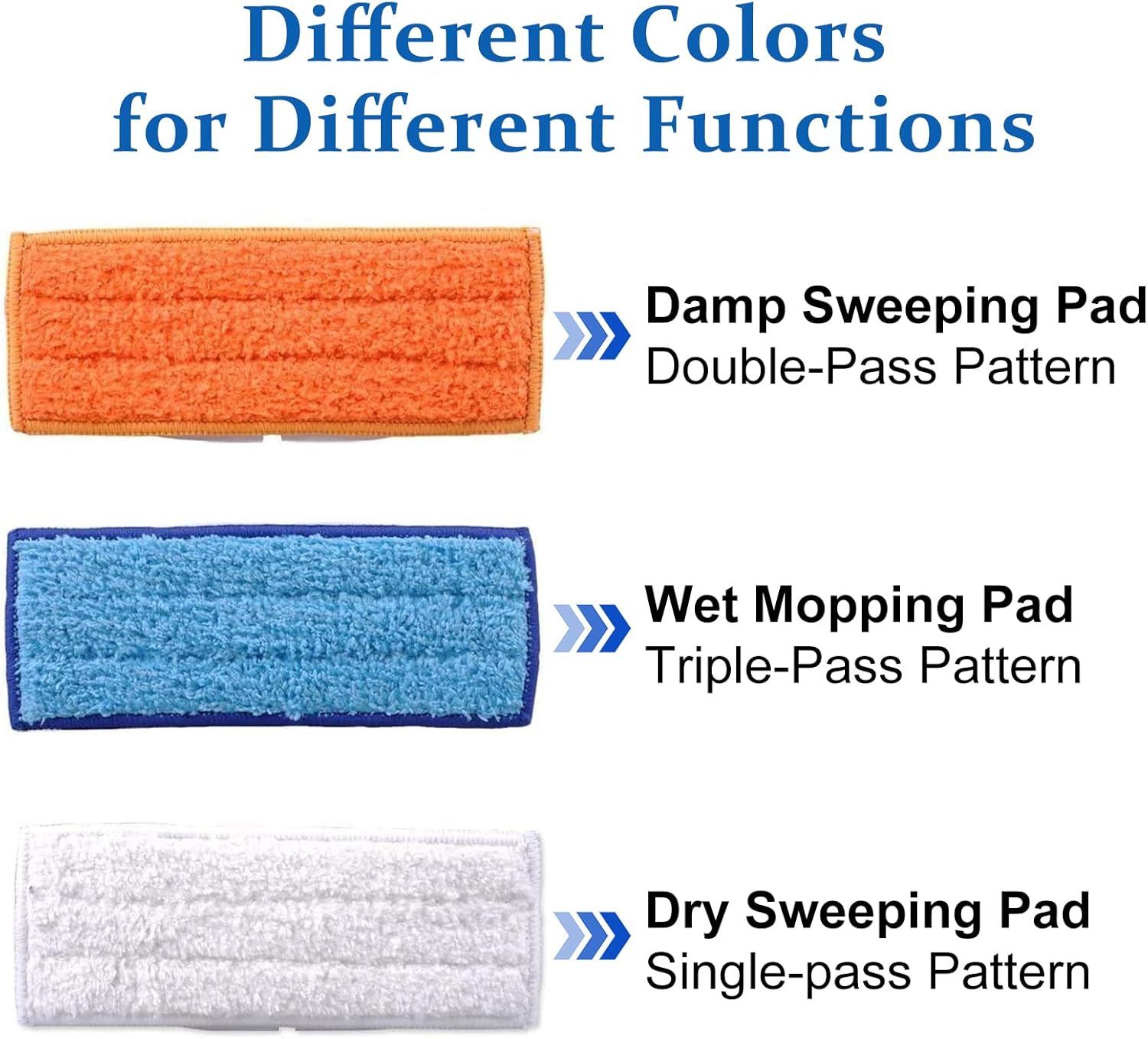 6 Pack Mopping Pads for iRobot Braava Jet 240 241 245 1