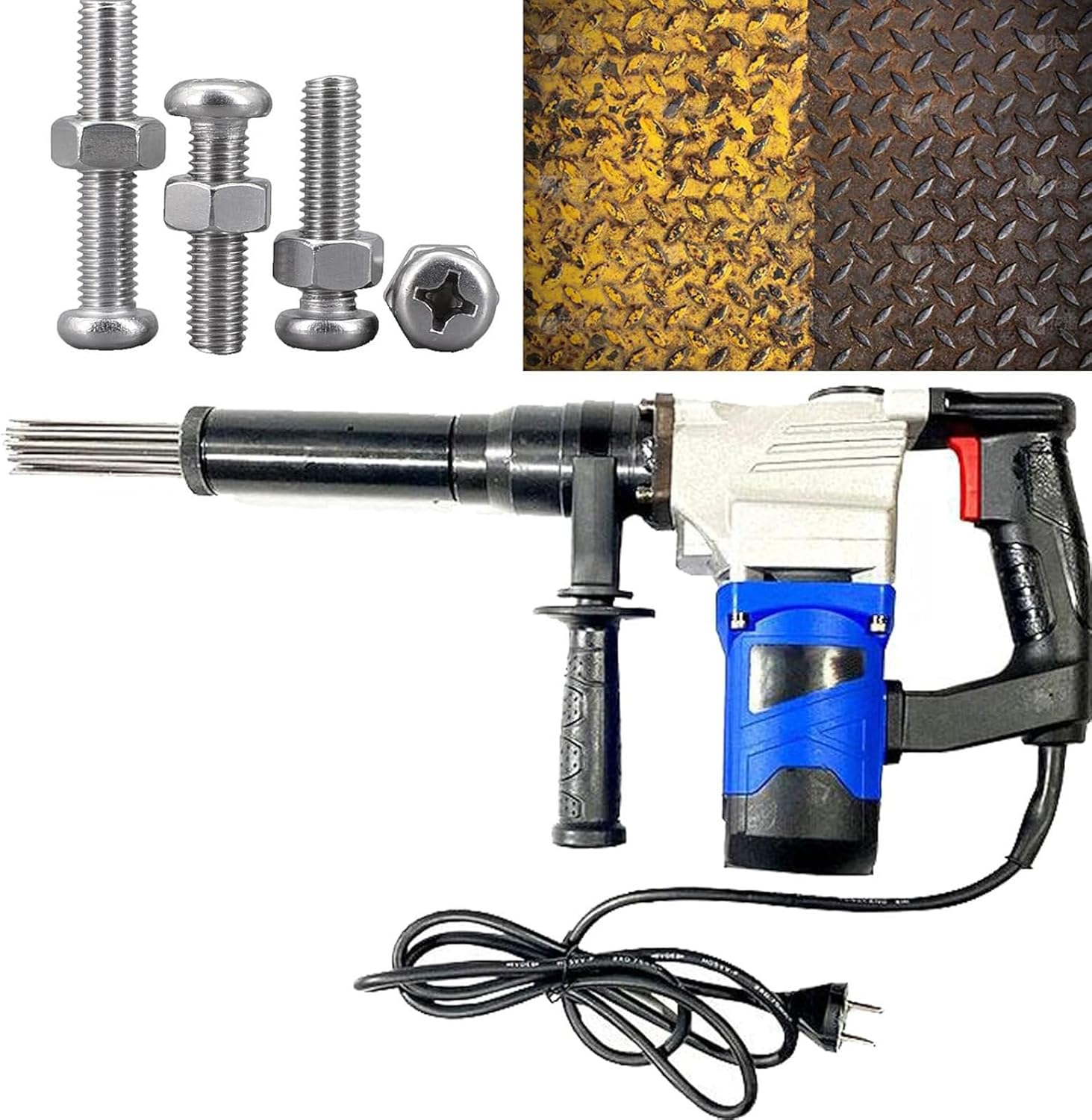 1400W High Power Electric Needle Scaler for Rust and Paint Removal