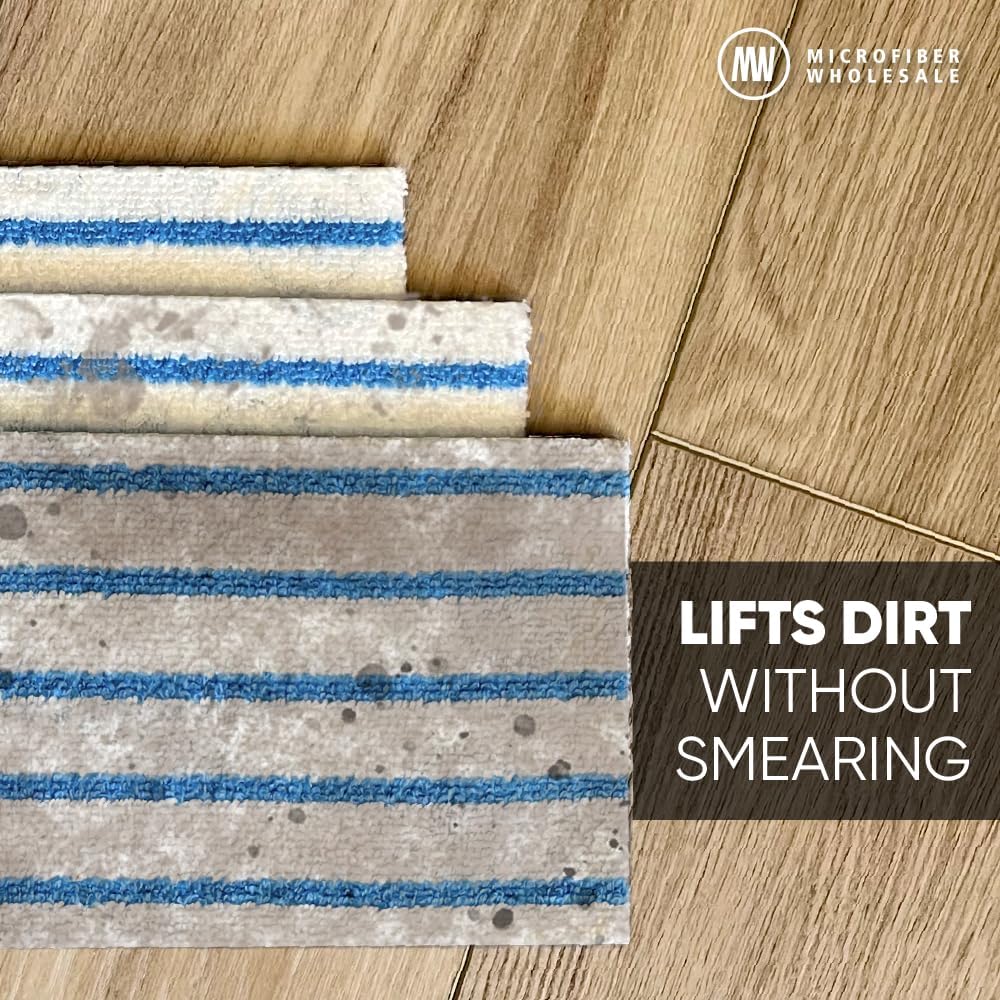 10 MWipes Semi-Disposable Microfiber Mop Pads - 25 Pack 1