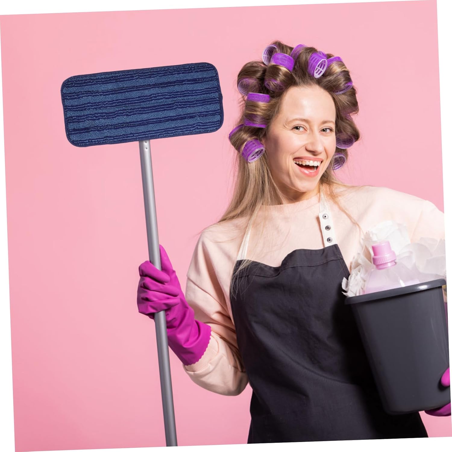 Reusable Microfiber Mop Pads for Wet Dry Cleaning