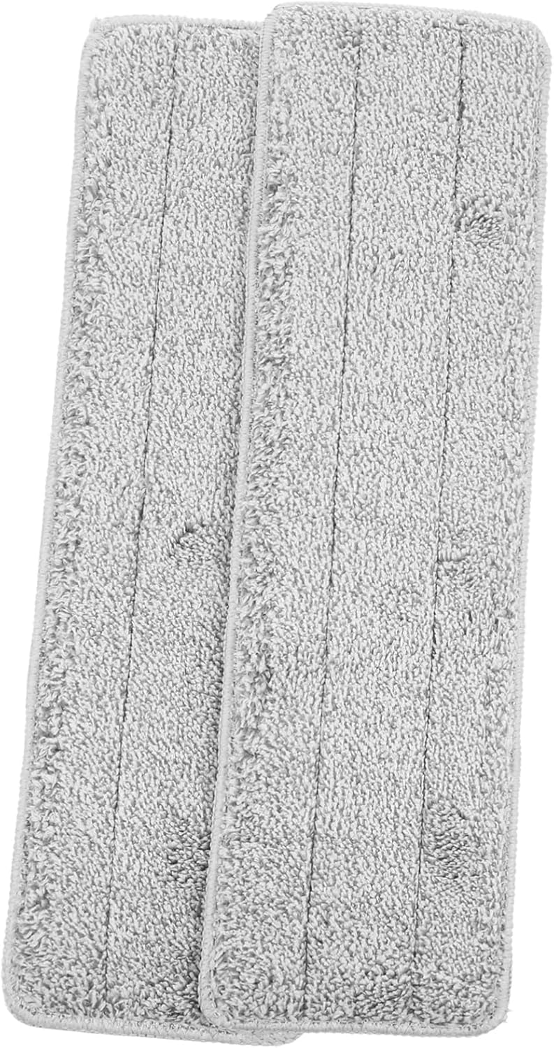 2pcs Reusable Microfiber Mop Pads for Efficient Floor Cleaning