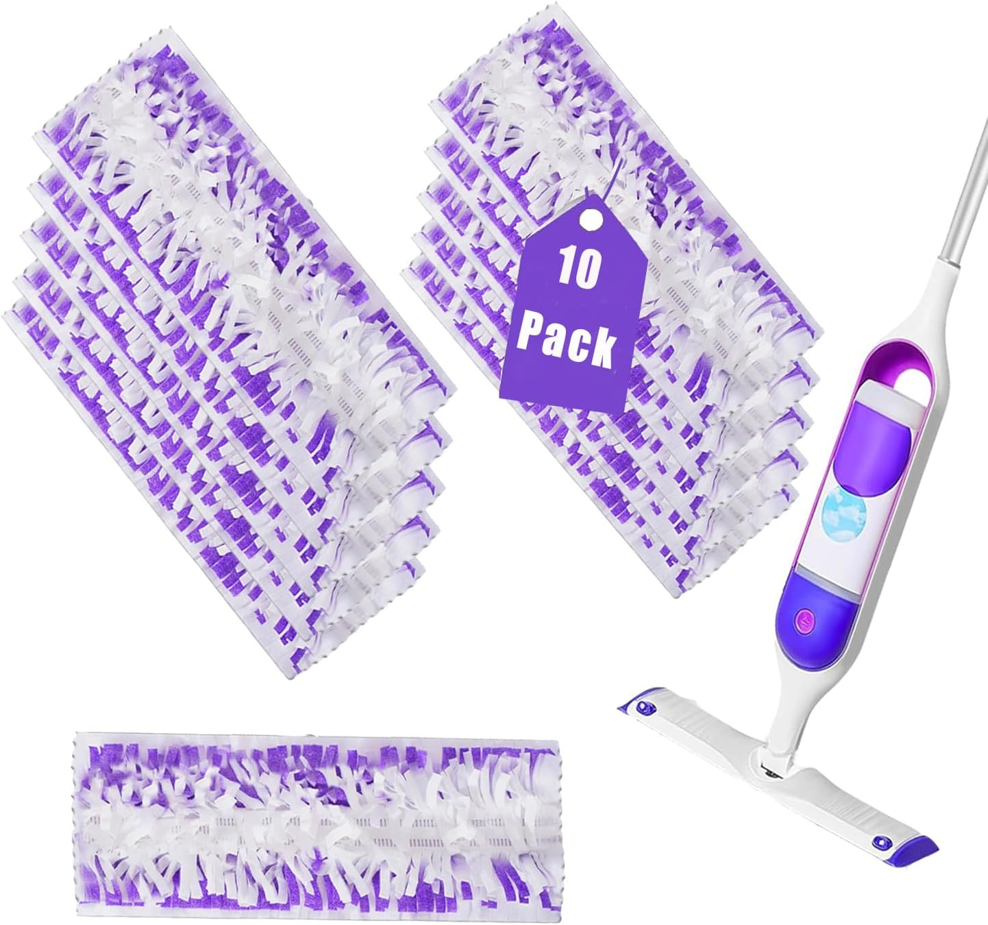 YFLY 10 Pack Replacement Mop Pads for Swiffer PowerMop