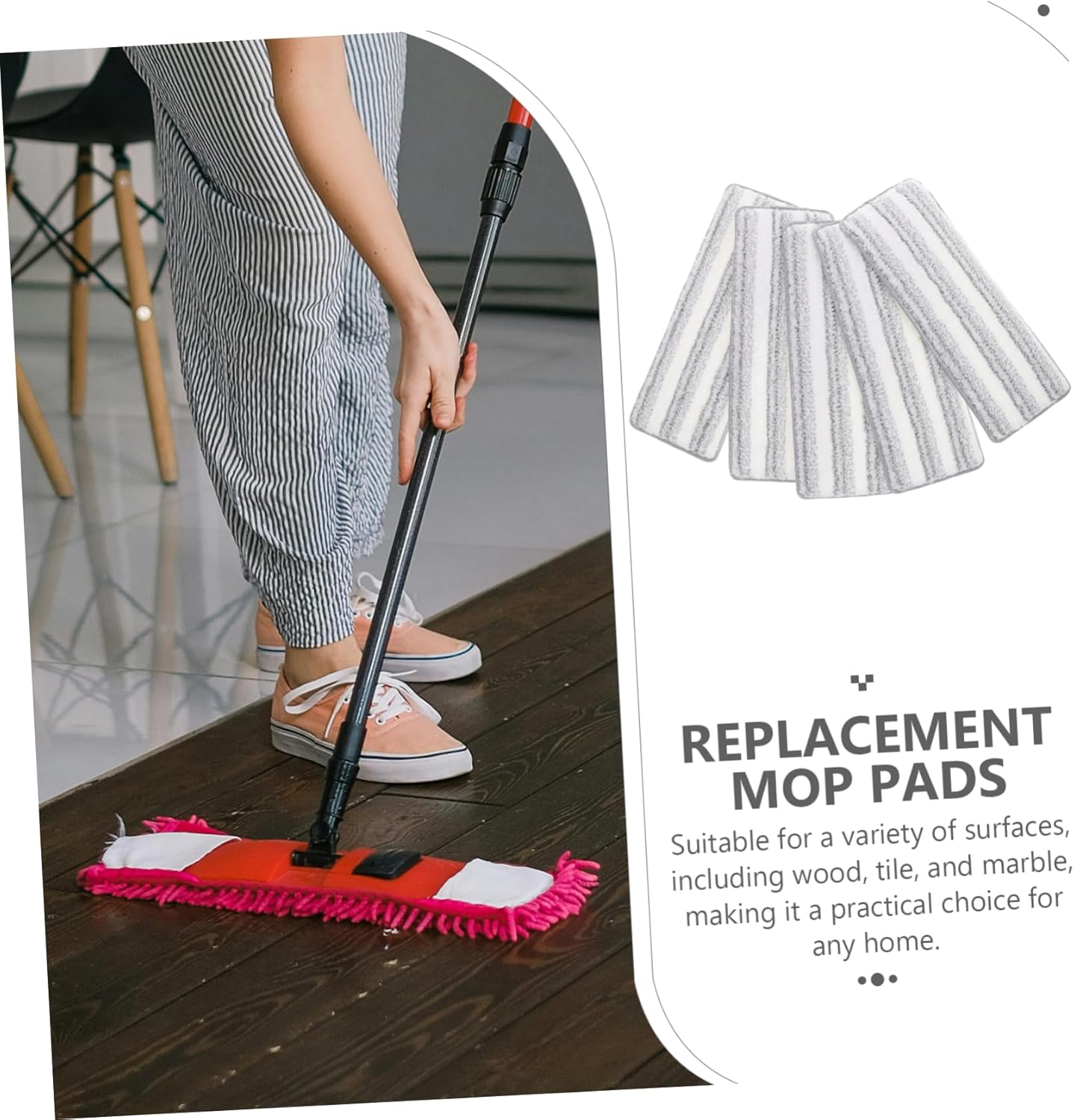 5PCS Shark Steam Mop Replacement Pads for Kart System 1