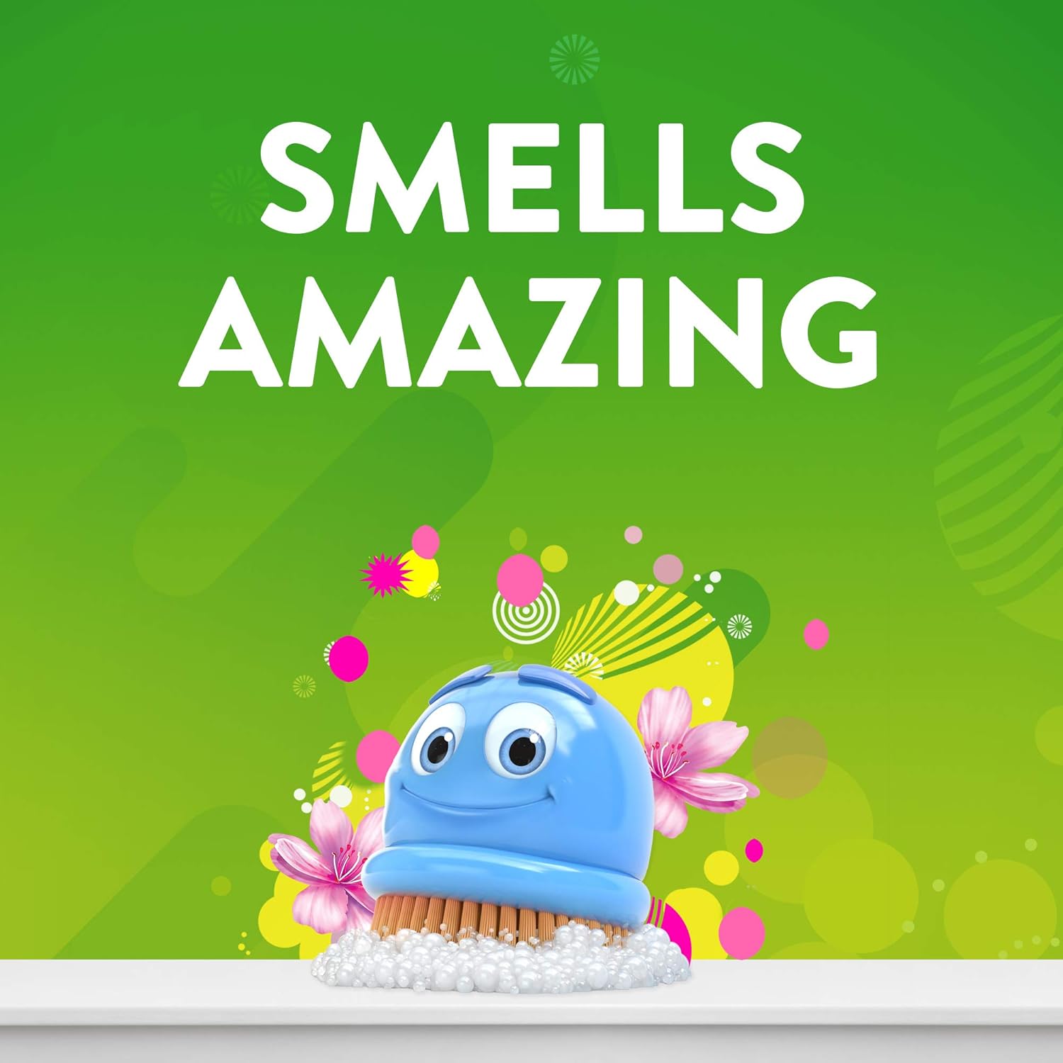 Scrubbing Bubbles Toilet Bowl Cleaning Gel 24oz Non-Bleach Floral Fusion Scent