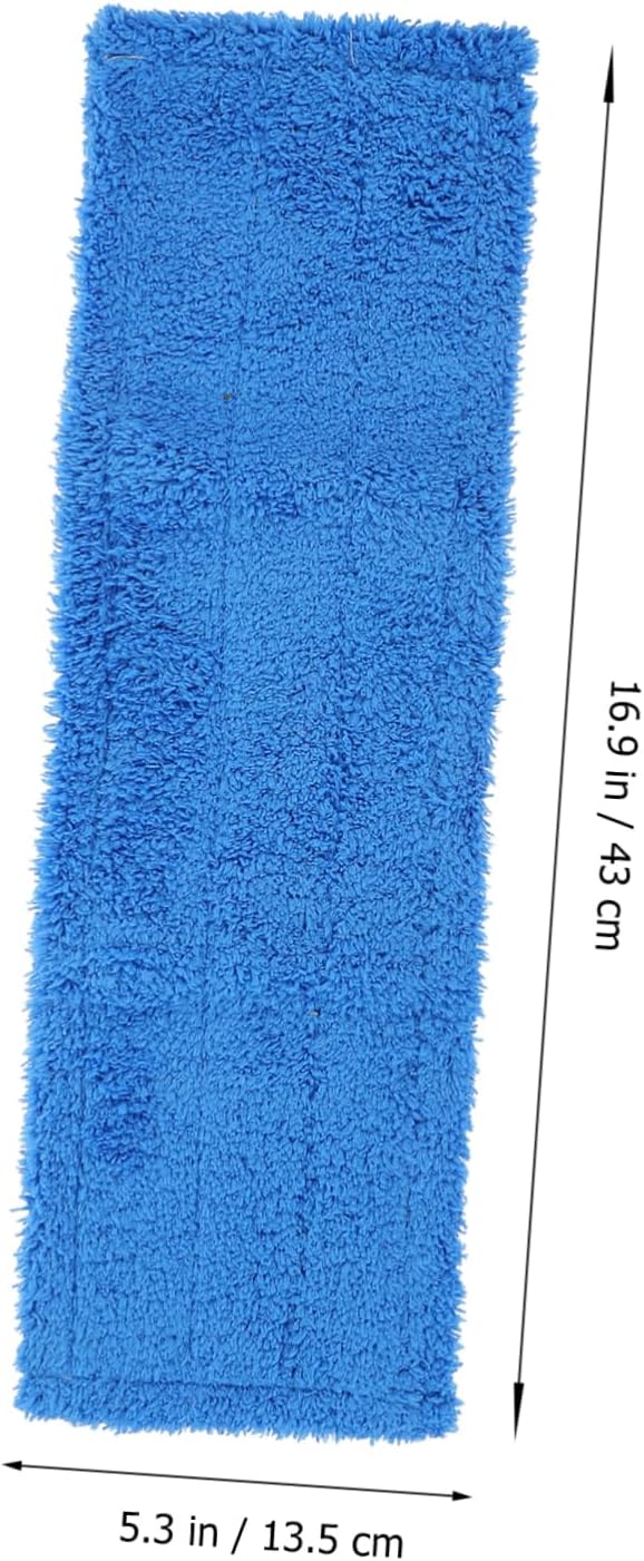 SHERCHPRY Coral Fleece Microfiber Mop Head Refill Pads 4-Pack