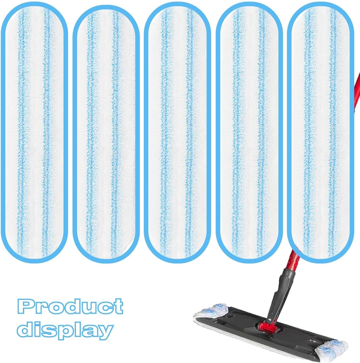 5-Pack O-Cedar H2Pro Replacement Mop Pads - Washable Reusable Microfiber