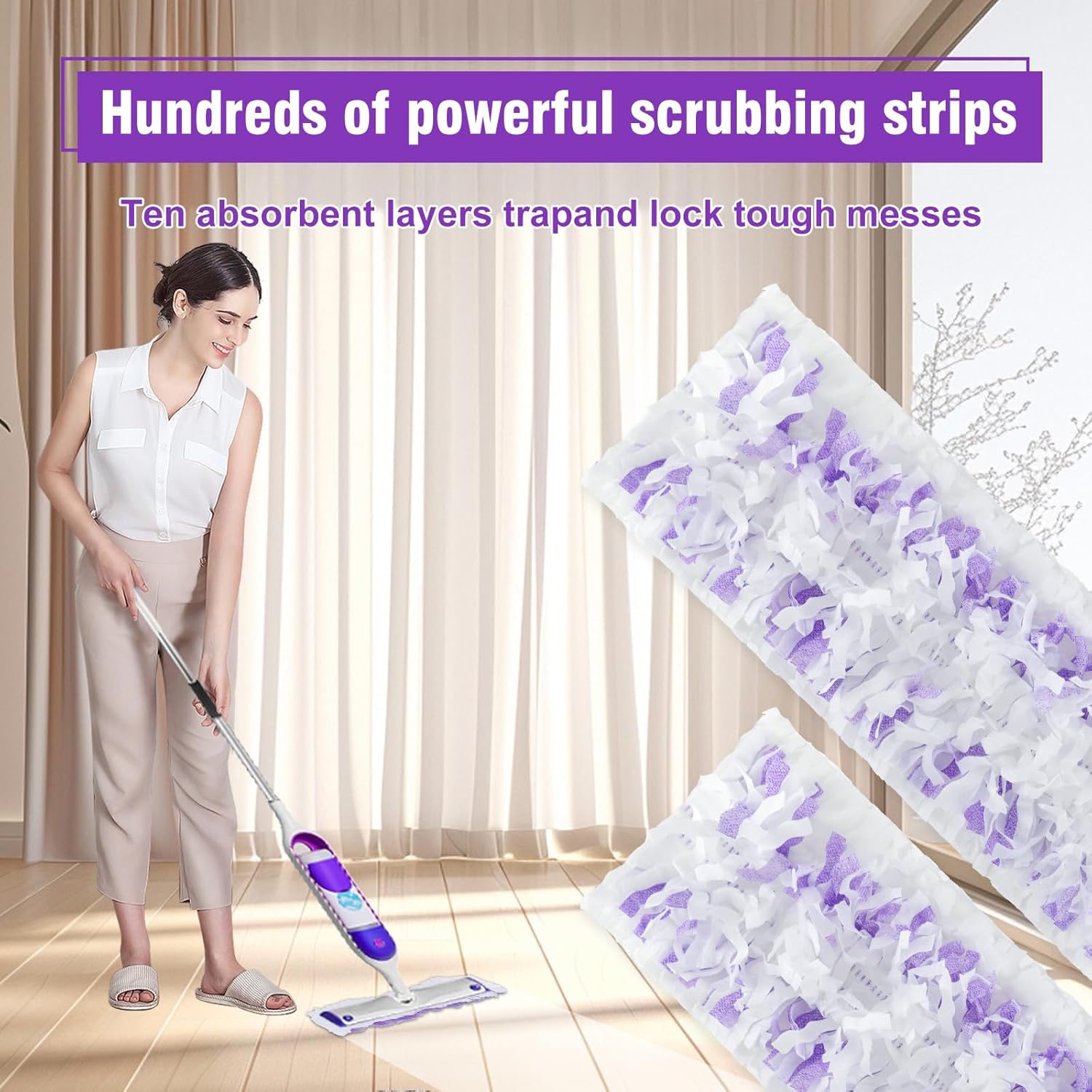 48 Pack Docxcdo Power Mop Refill Pads
