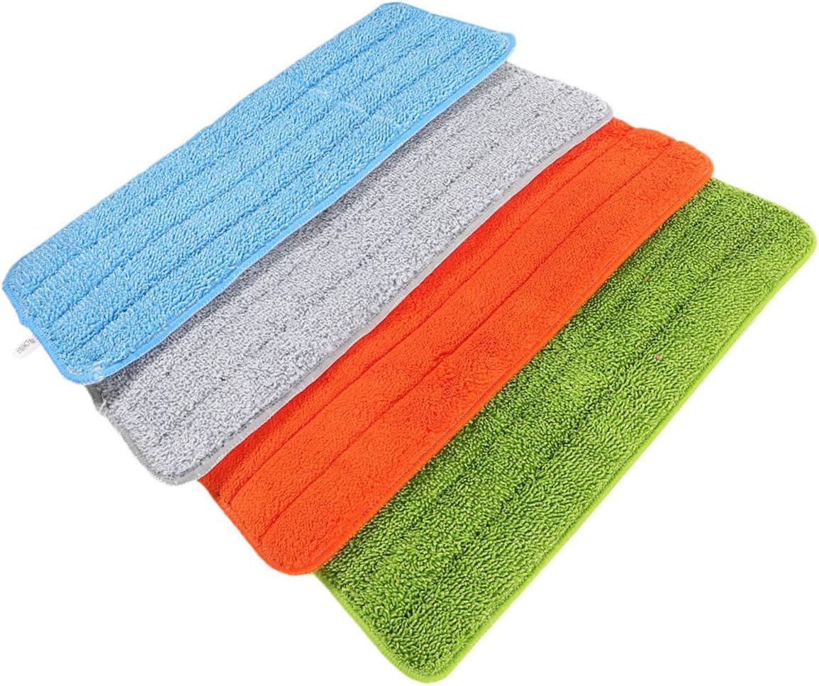 4pcs Reusable Fiber Cloth Mop Pad Refills