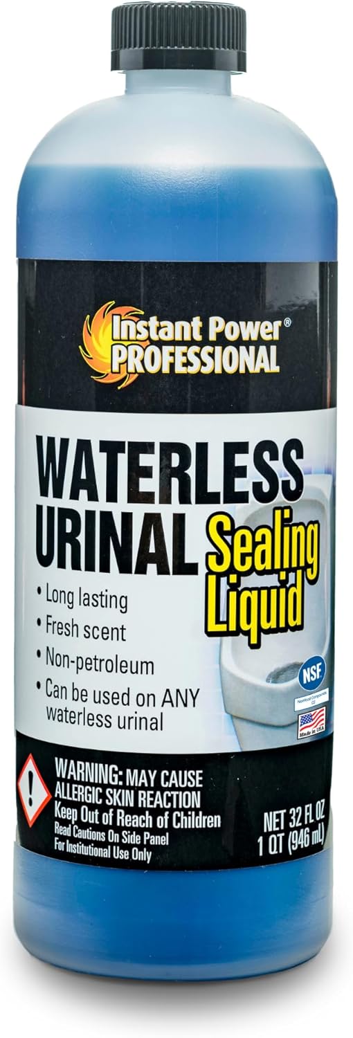 Instant Power Waterless Urinal Sealing Liquid - 32 Fl Oz