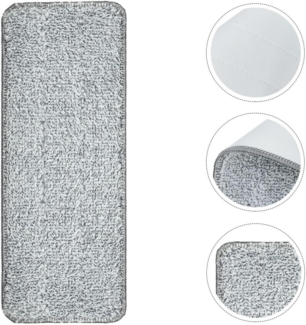 3PCS Washable Fiber Mop Pads for Hardwood and Tile Floors