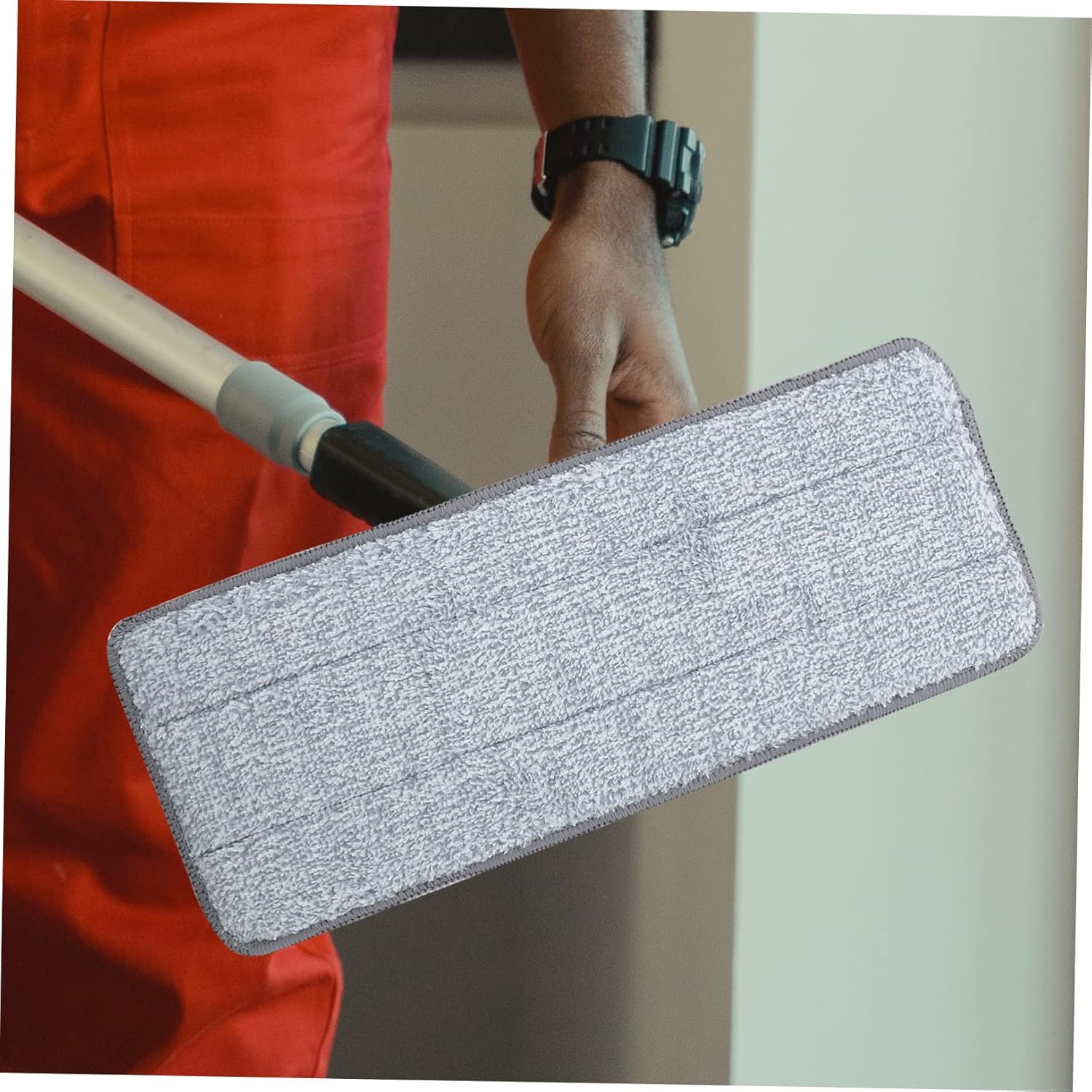 2pcs Microfiber Mop Pads for Wet Dry Cleaning 1