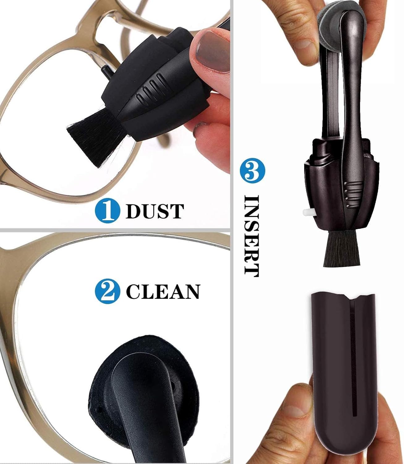 GiFusion5 Eye Glasses Cleaner 3PC Kit