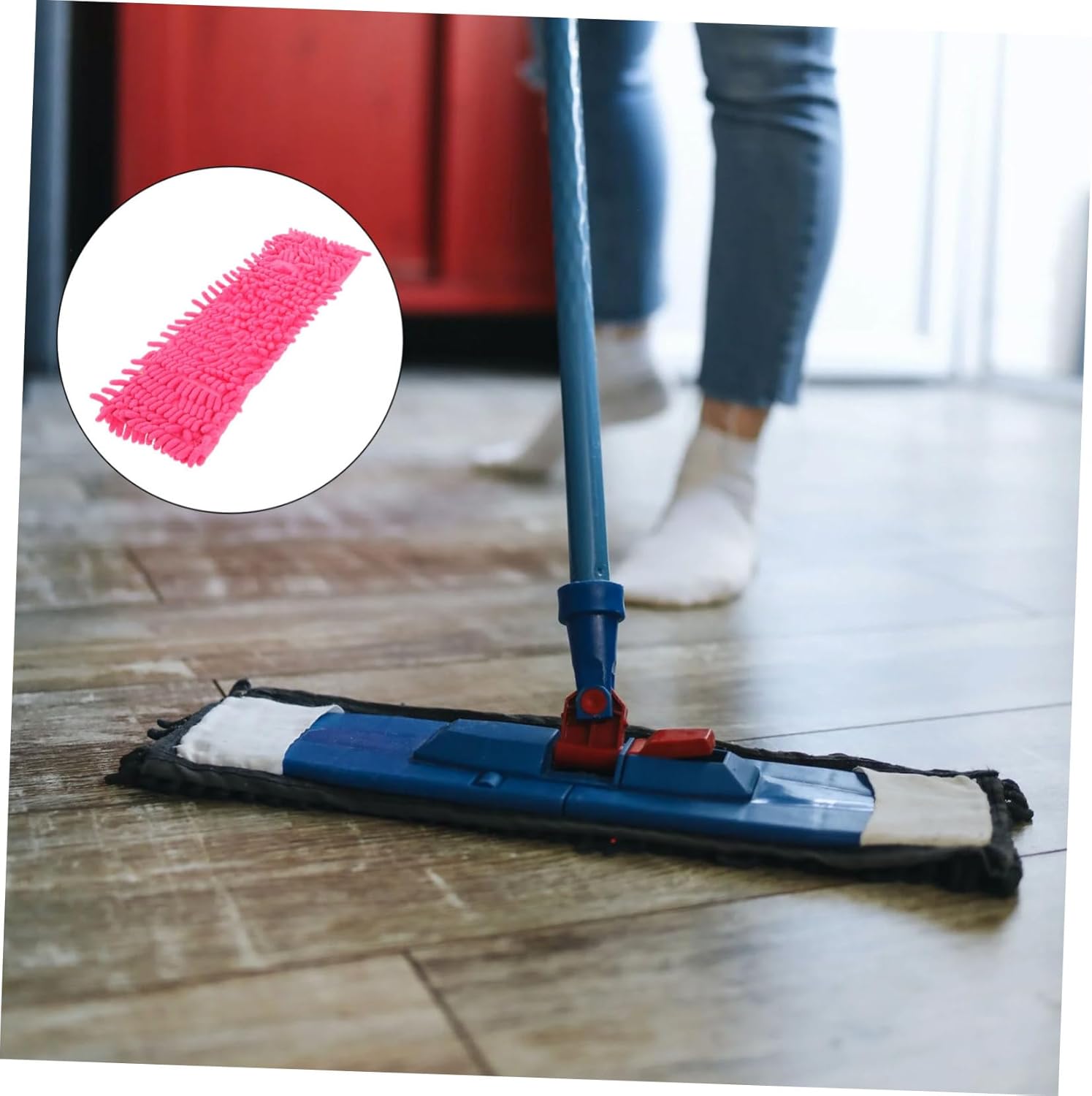 2pcs Mop Cloth Replacement for Home Use