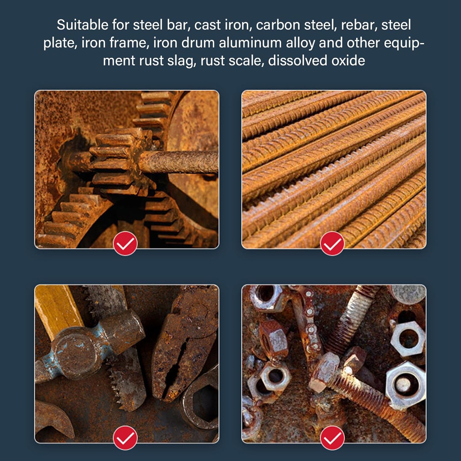 Powerful Rust Remover for Steel and Metal