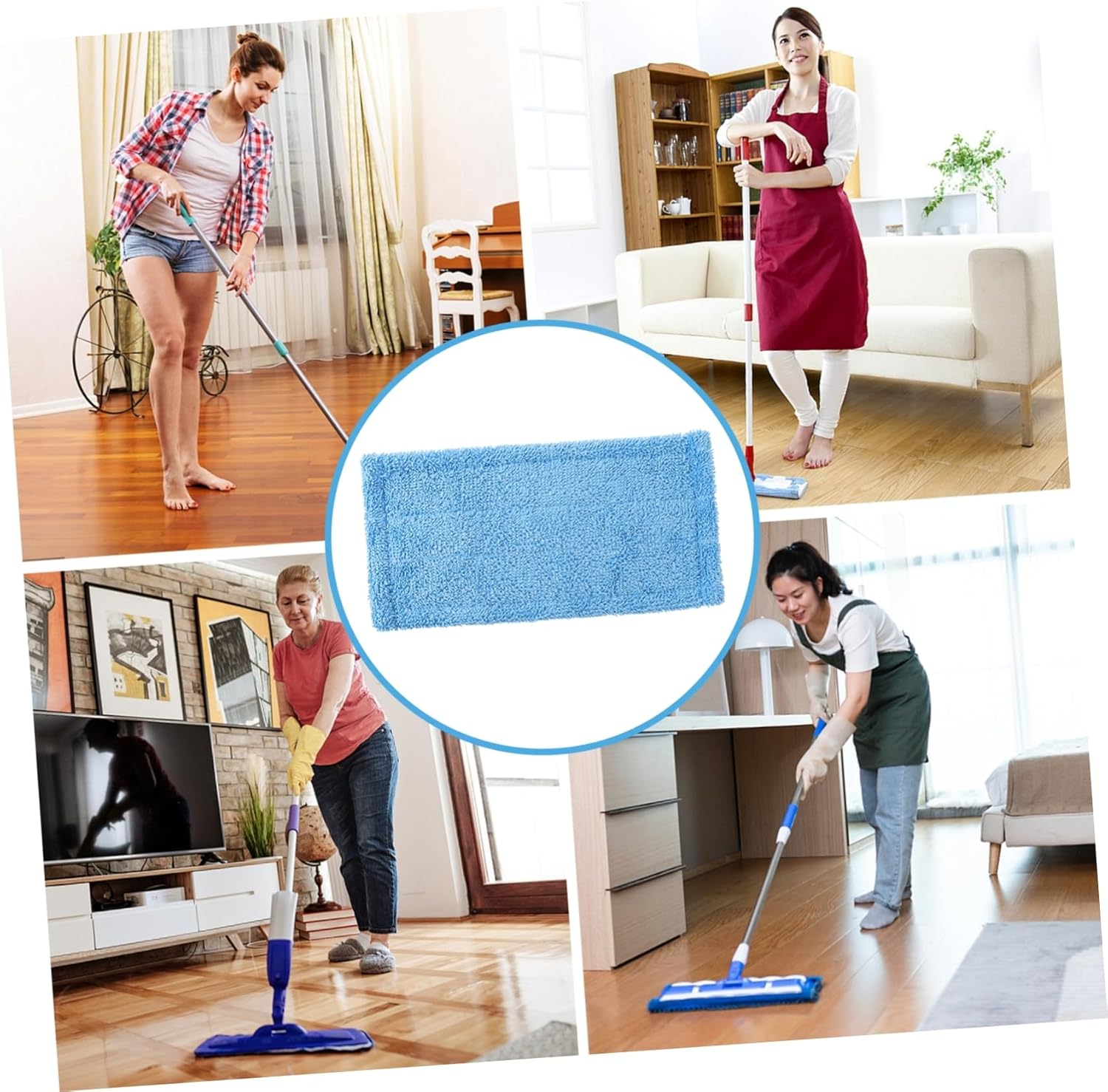 CALLARON Extra-Large Reusable Mopping Pads