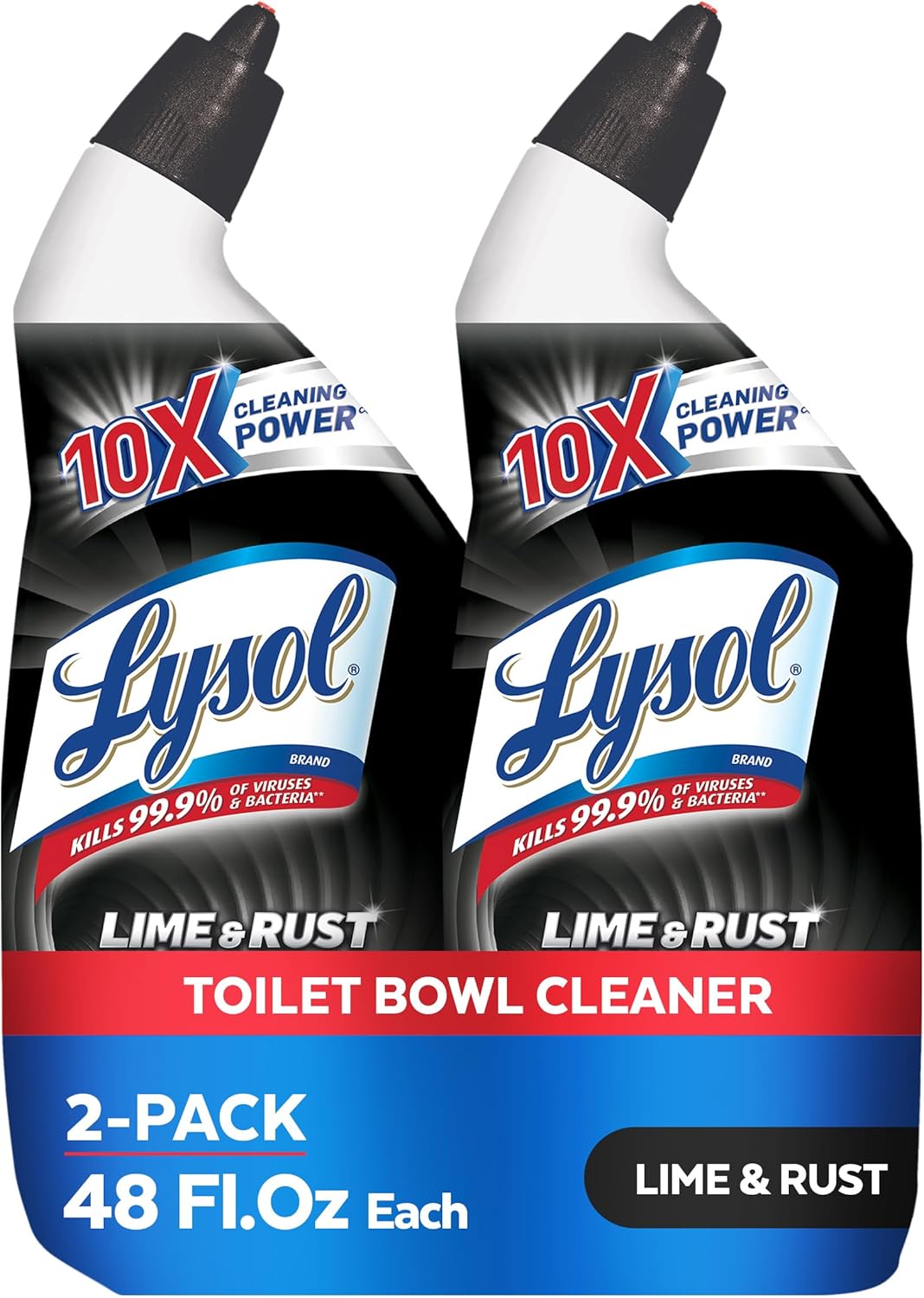 Lysol Lime Rust Remover Toilet Bowl Cleaner 48oz 1