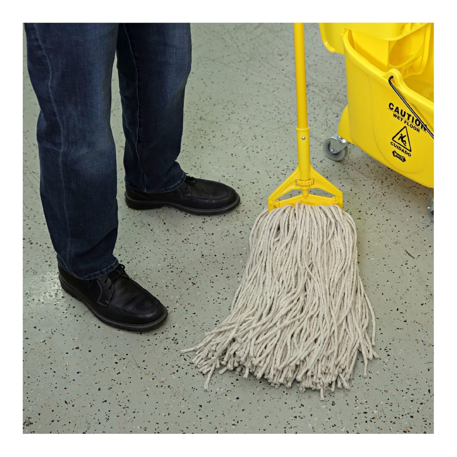 Boardwalk Mop Head Replacement 32oz Cotton White 12Carton