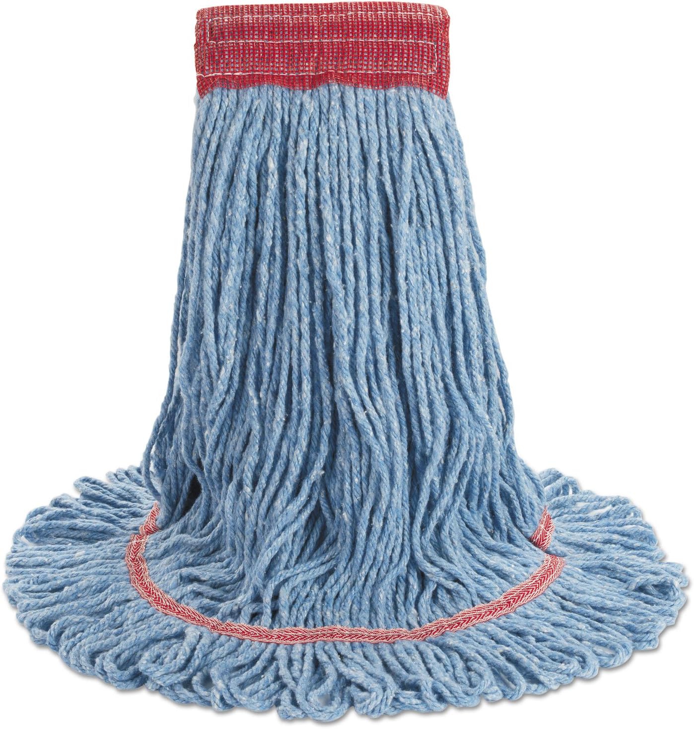 Boardwalk BWK503BLCT 5 in Super Loop Wet Mop Head - Large Blue 12Carton