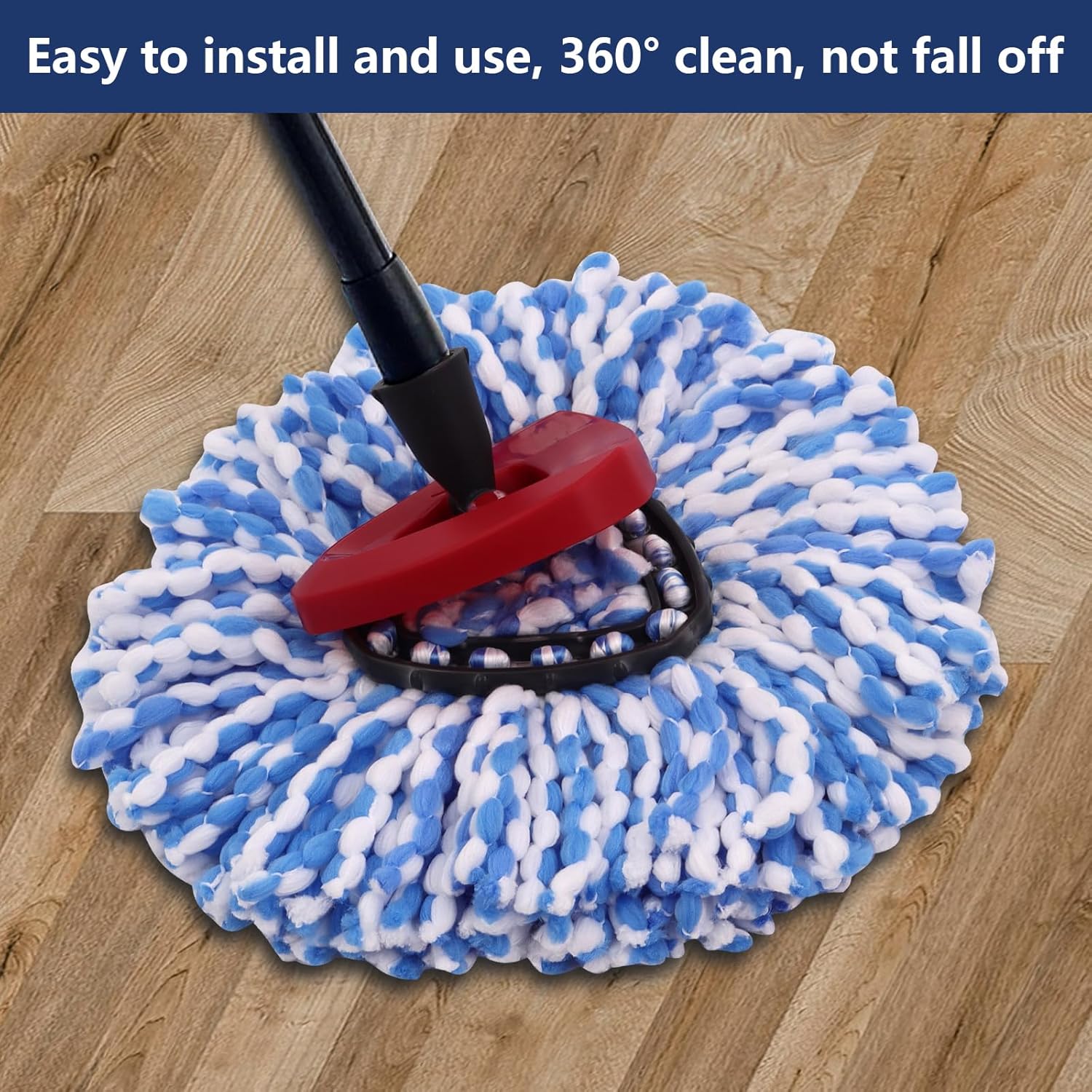 Anffeary 4-Piece Mop Head Replacement Set for Ocedar 2 Tank System