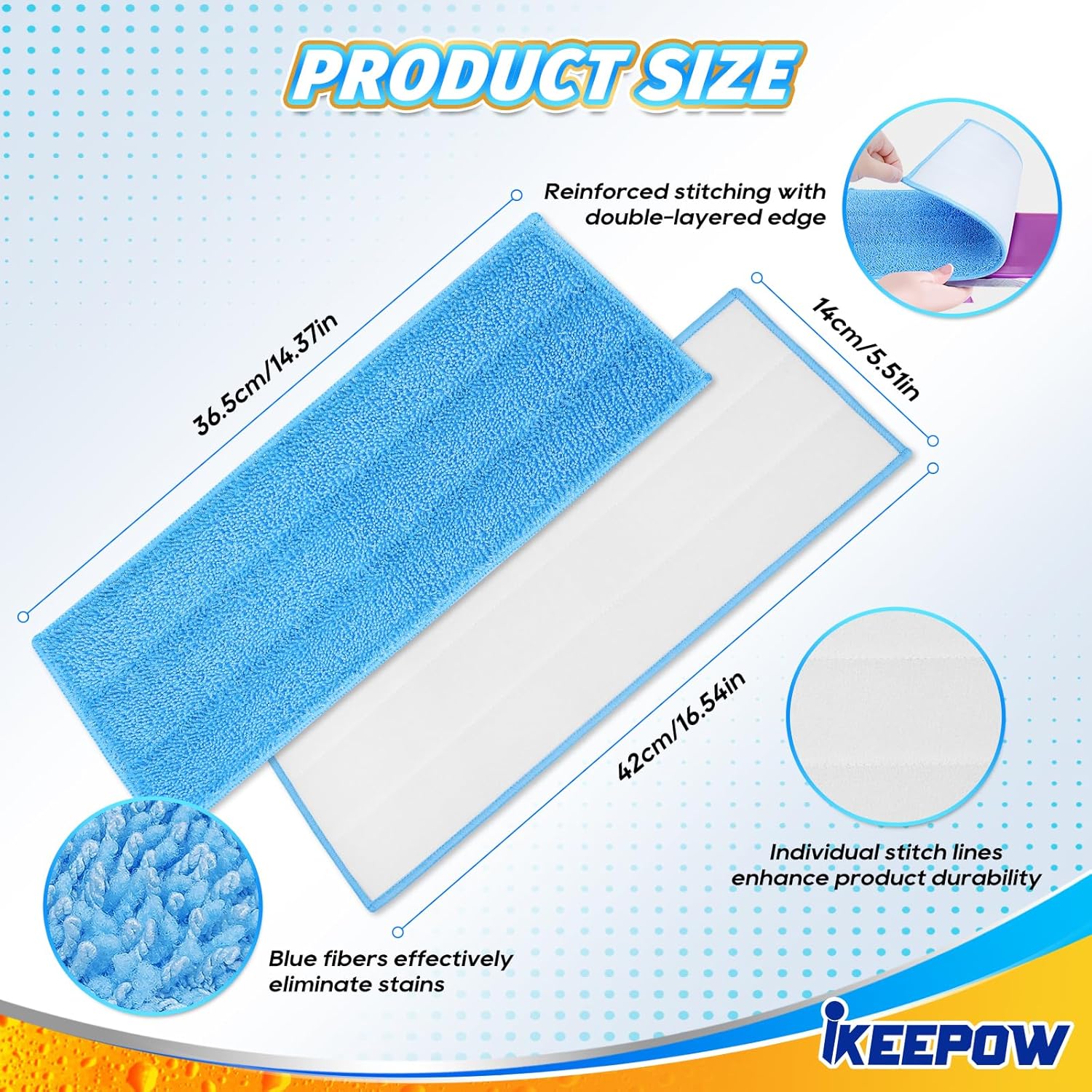 4 Pack Reusable Microfiber Mop Pads for Rejuvenate Machines 1