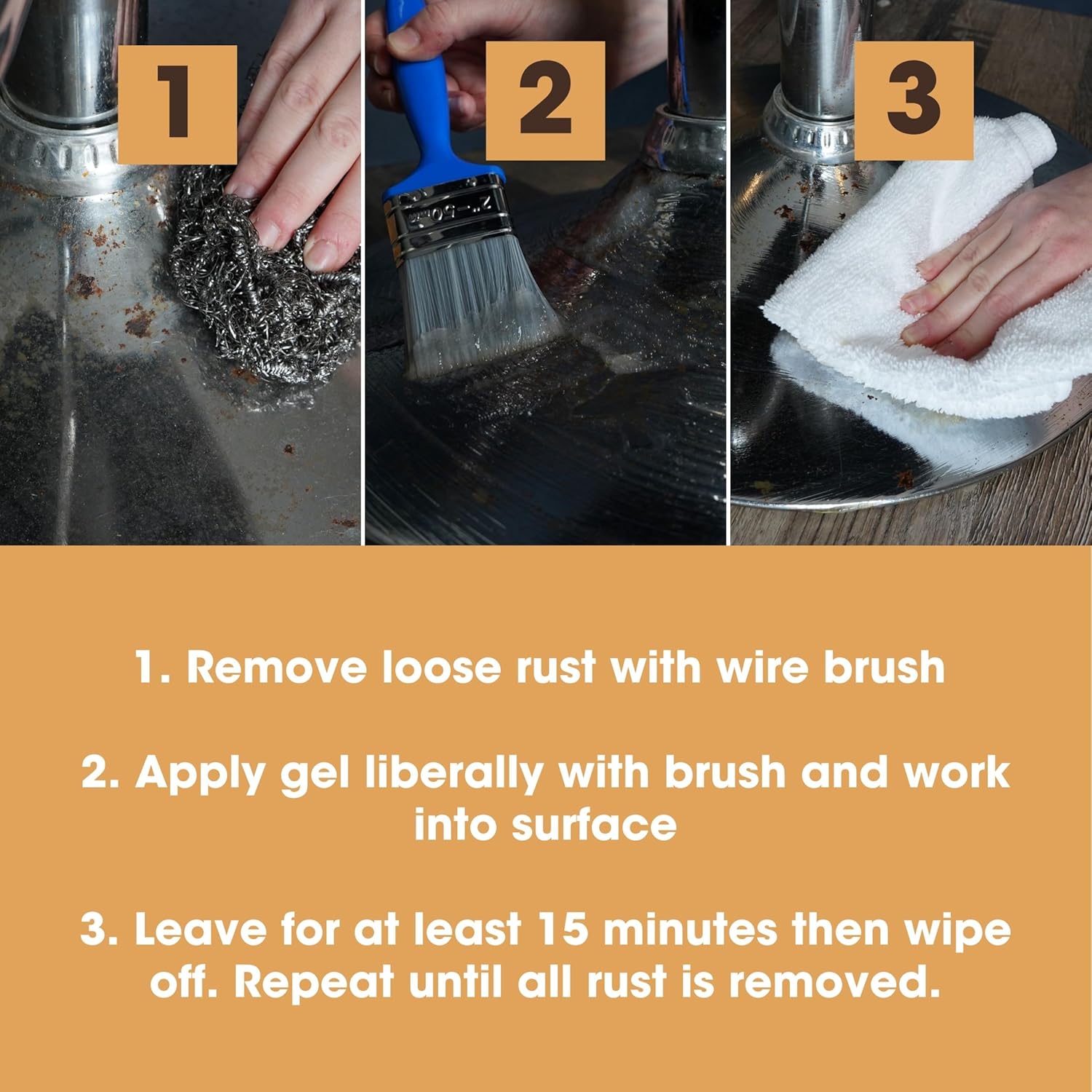 Furniture Clinic Rust Remover Gel 500ml Fast Acting