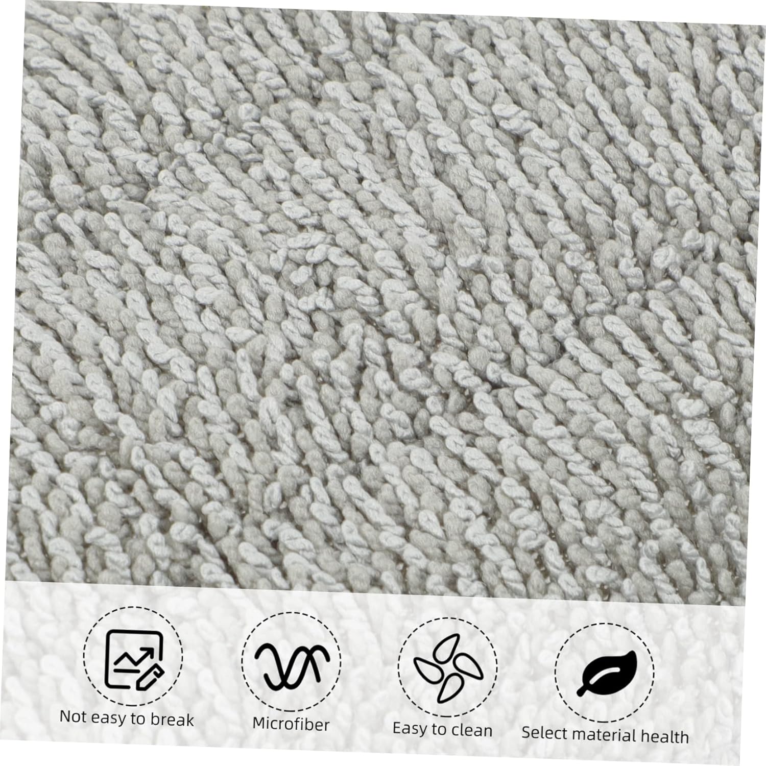 Ipetboom 5pcs Microfiber Mop Pads Reusable Floor Cleaning Heads 1