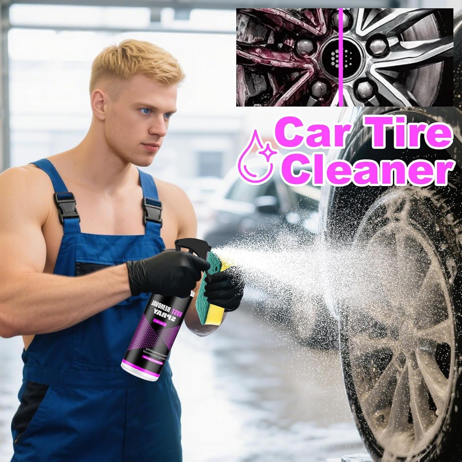 Car Iron Powder Remover for Tires and Tools