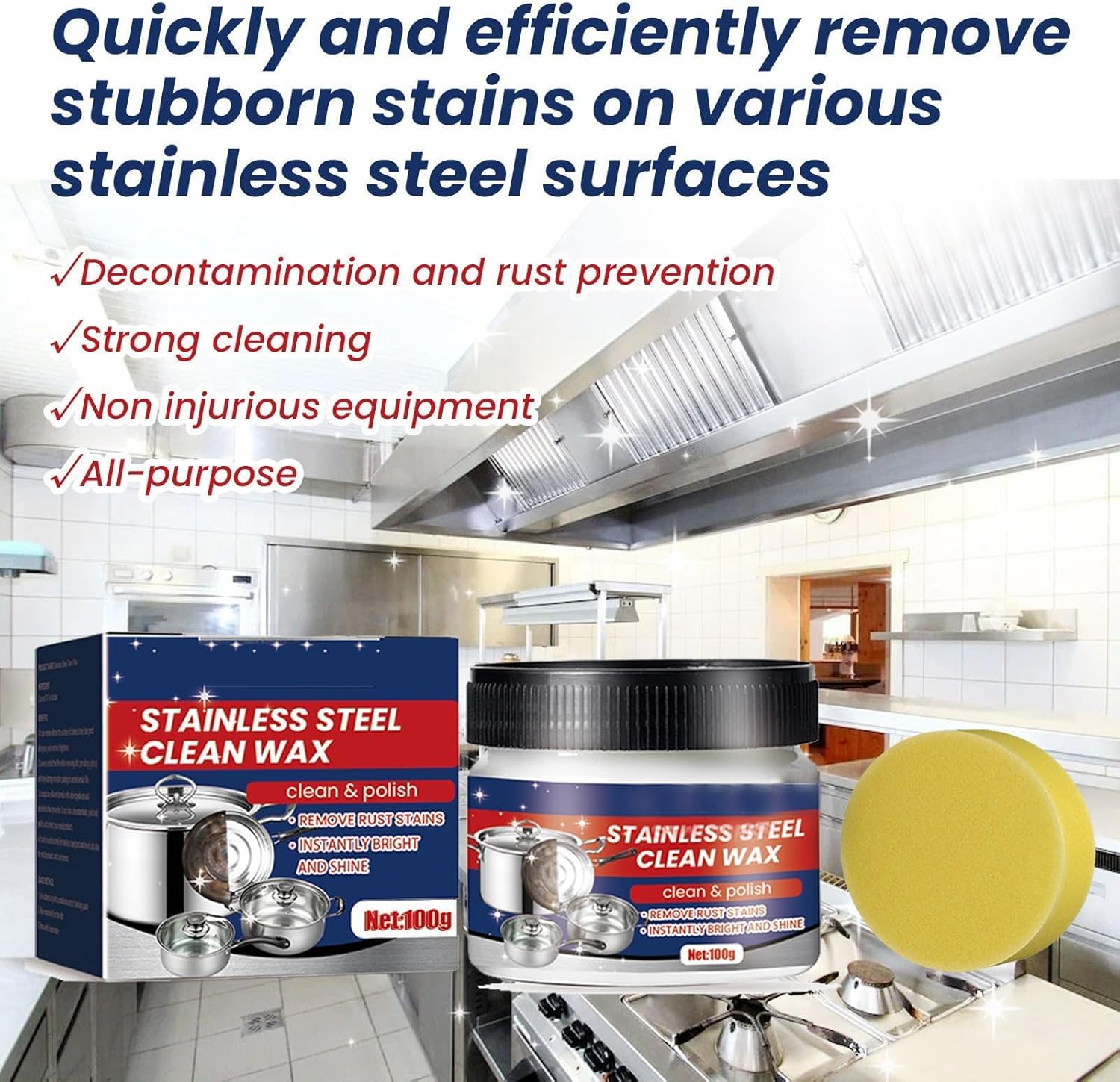 Magical Nano Stainless Steel Cleaner Paste 3pcs 1