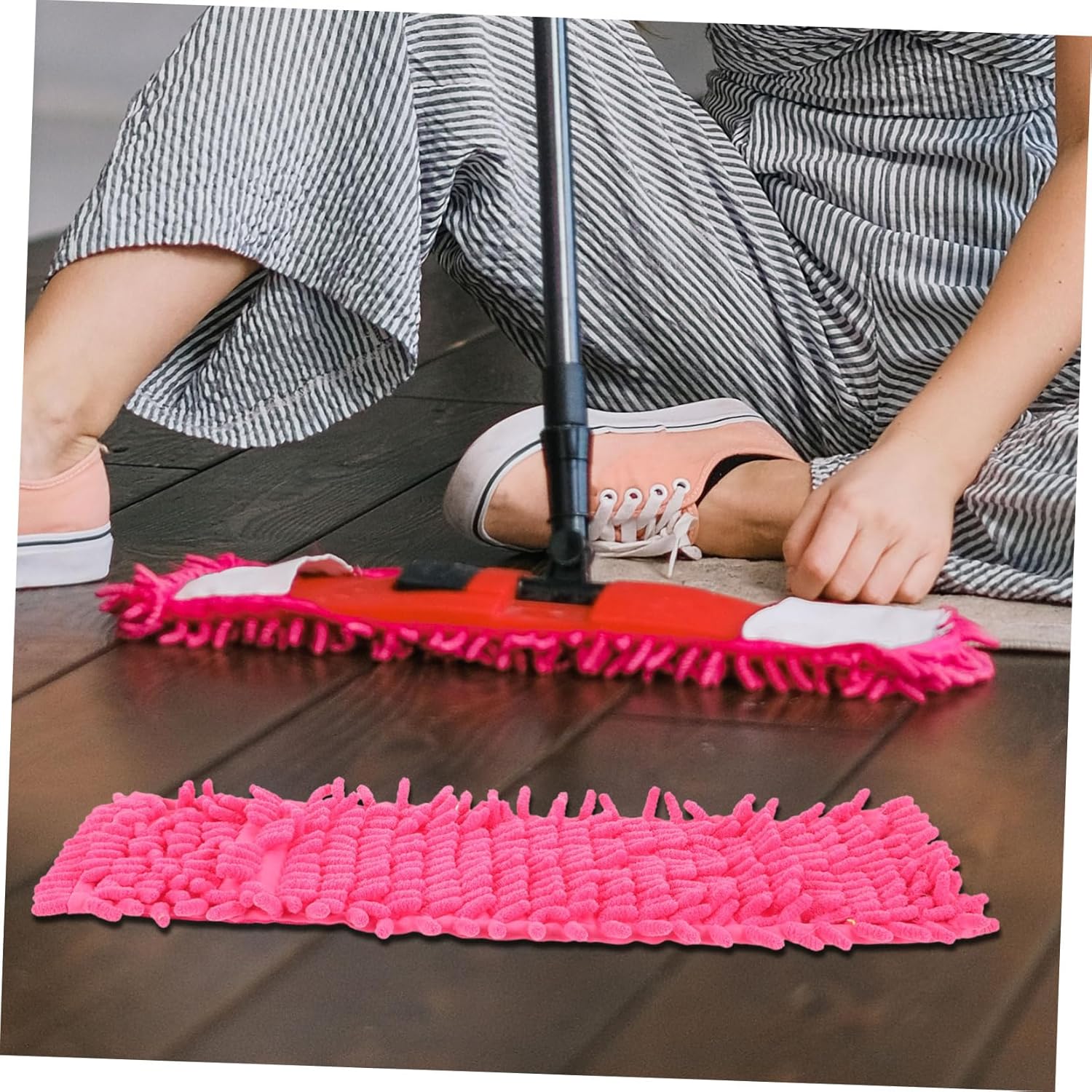 2pcs Mop Cloth Replacement for Home Use