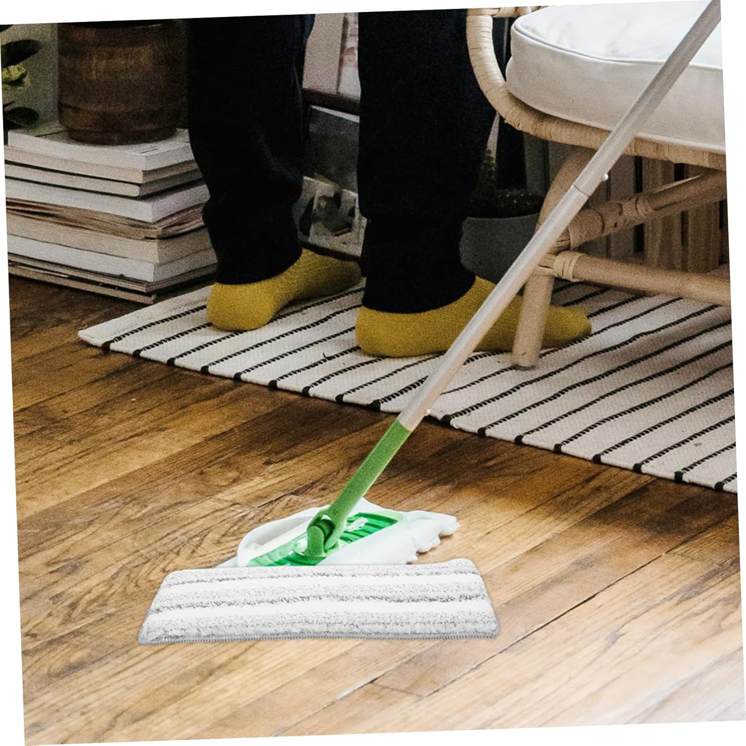 3PCS Thickened Flat Mop Pads Machine Washable