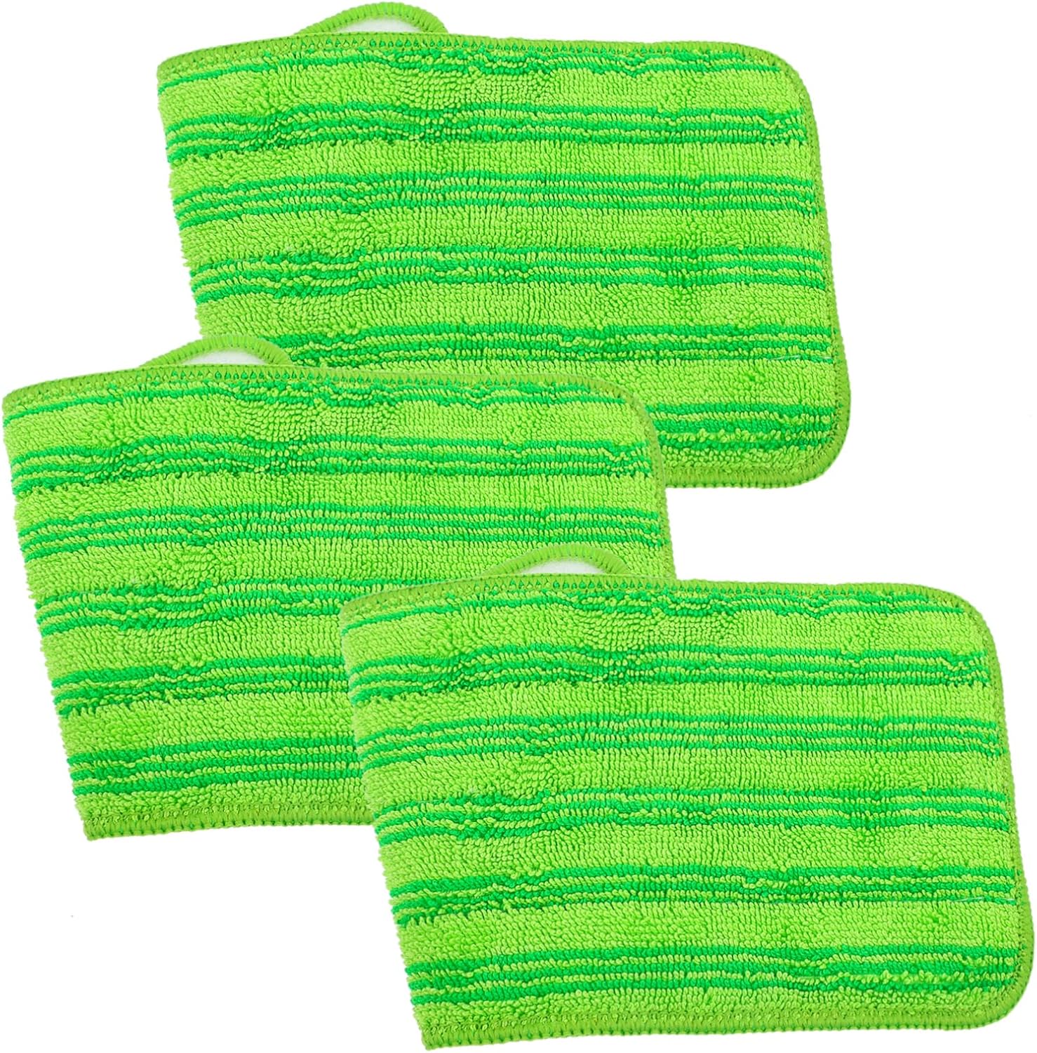 3PCS Microfiber Mop Pads for Hardwood Tile Cleaning