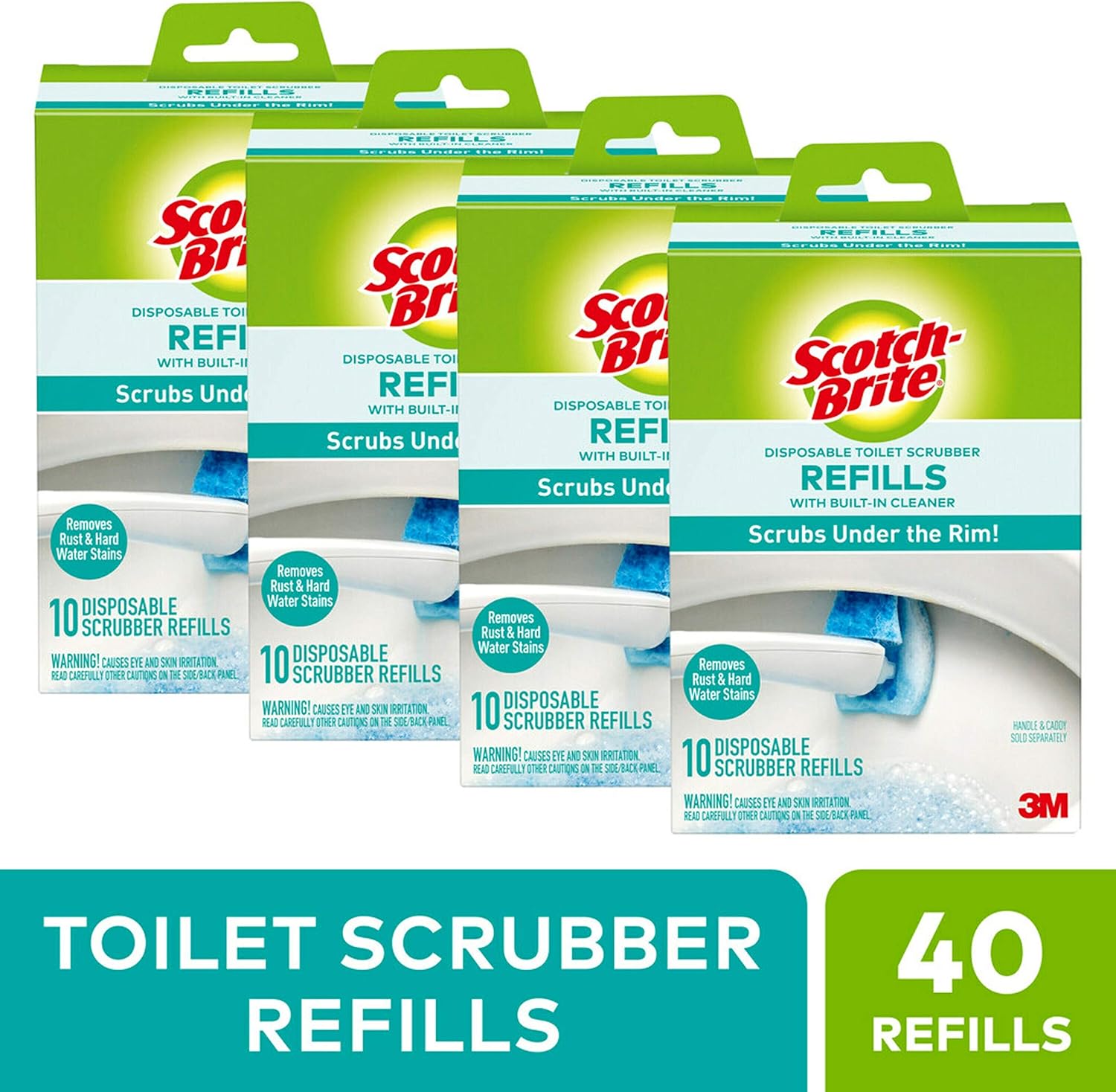 3M Scotch-Brite Toilet Cleaner Refill Pads 40 Pack
