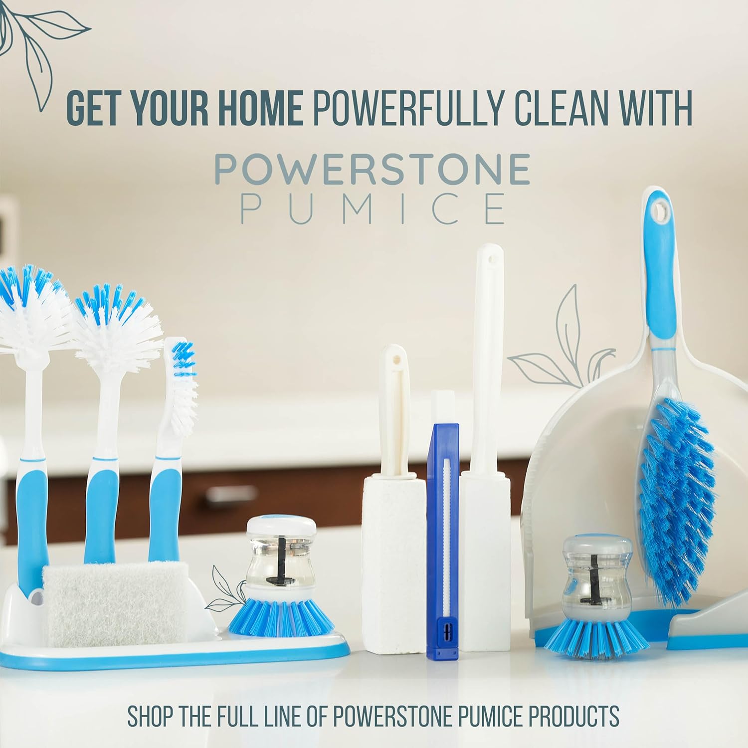 Powerstone Pumice Stone Toilet Cleaner with Handle 3-pack 1