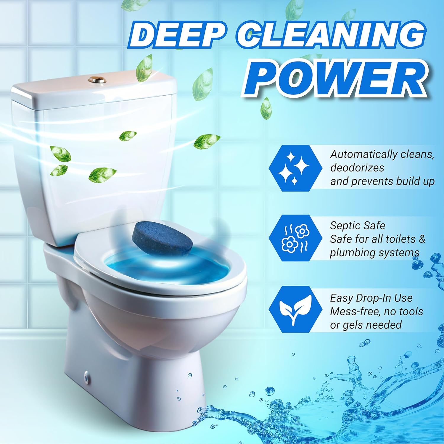 Shinefy Automatic Toilet Cleaner Tablets - 20 Tabs