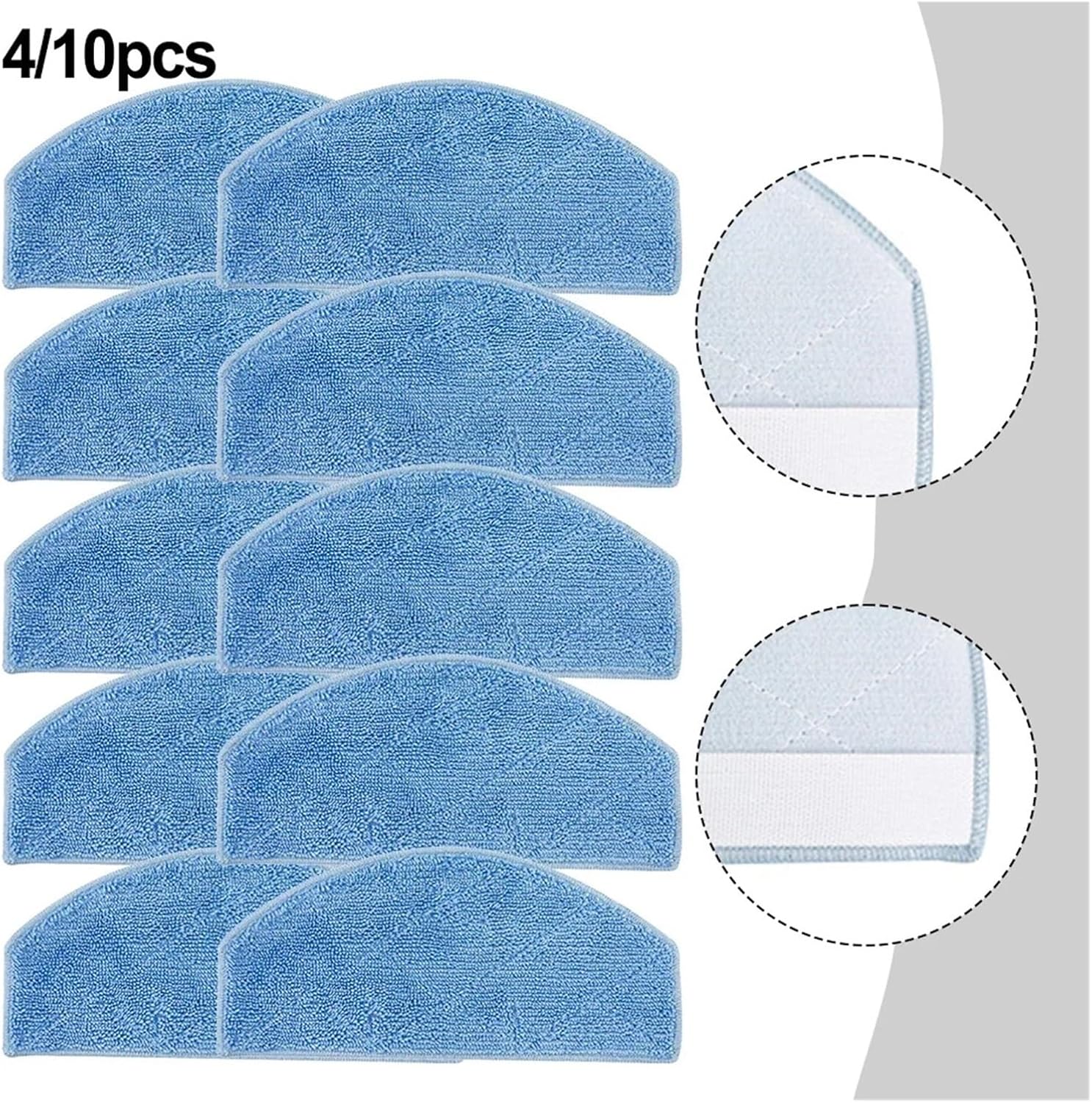 Vamarads 410pcs Mop Cloths for Lubluelu SL68W Vacuum Cleaner