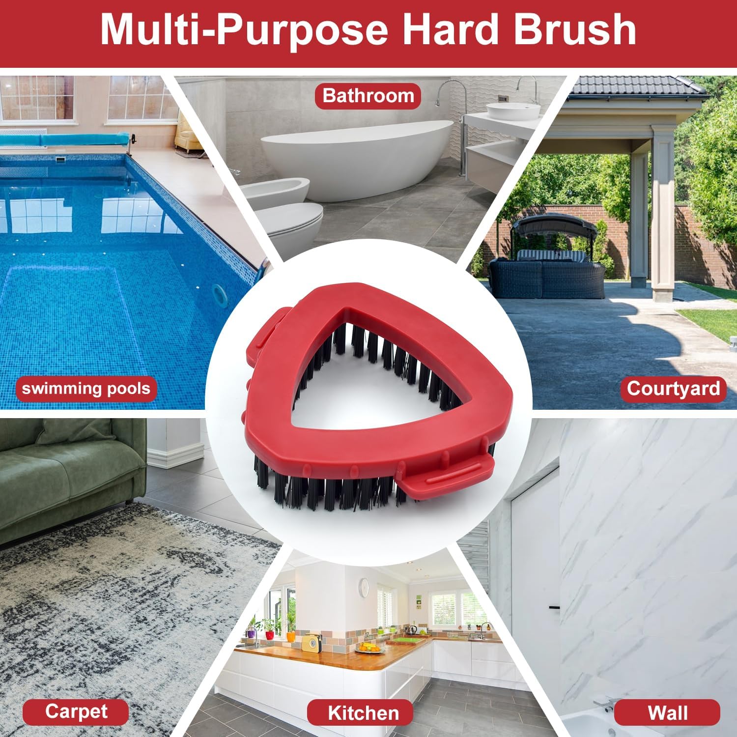 GFRED 2-Tank Mop Base Scrub Brush Replacement