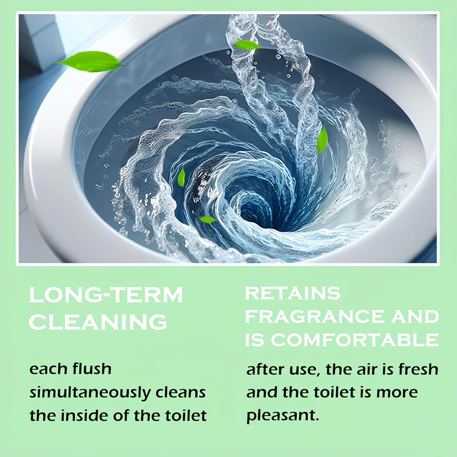 Automatic Toilet Bowl Cleaner with Fresh Scent and Long-Lasting Power