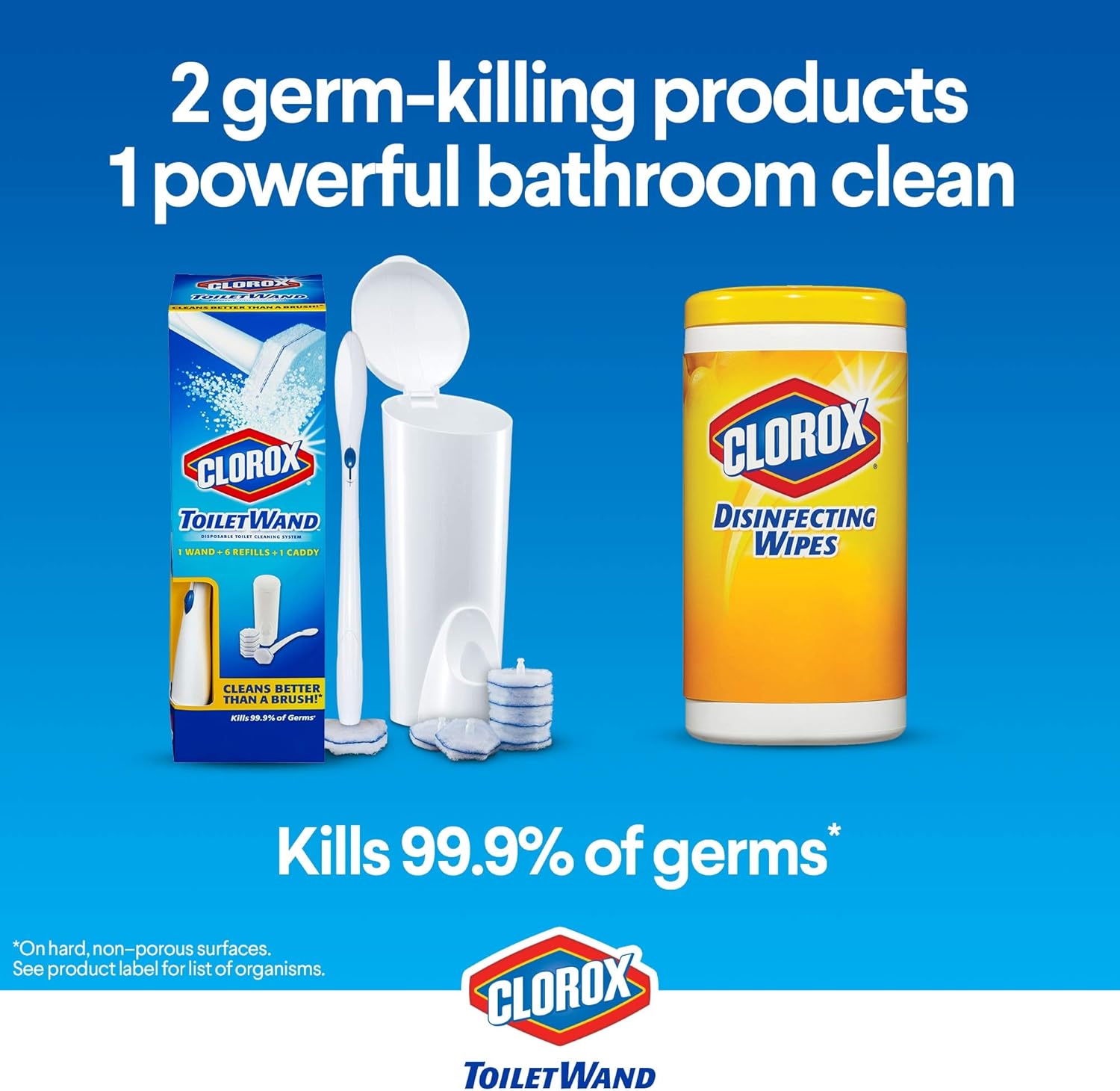 Clorox Wand Heads 6 Count for Powerful Toilet Cleaning
