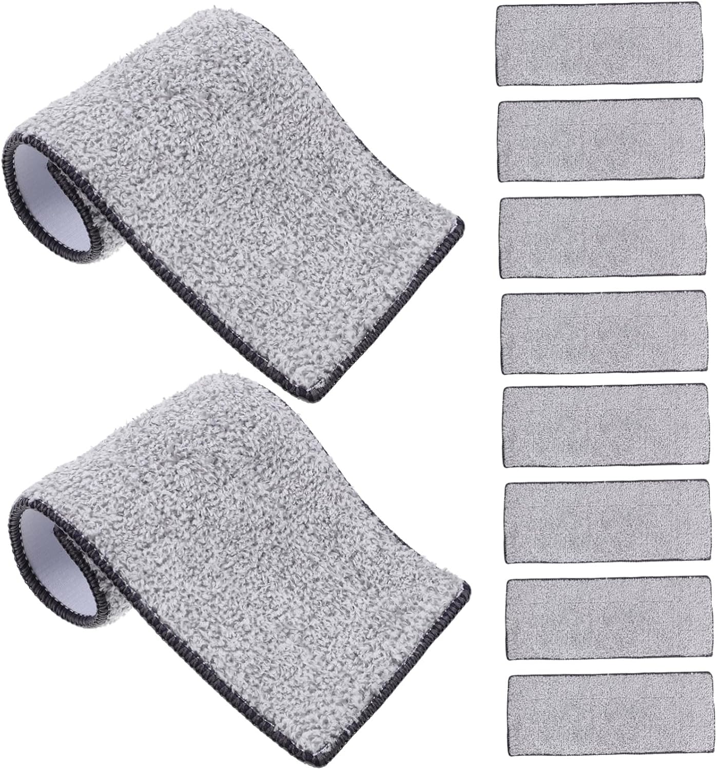 10pcs Reusable Mop Pads for Hardwood Tile Floors