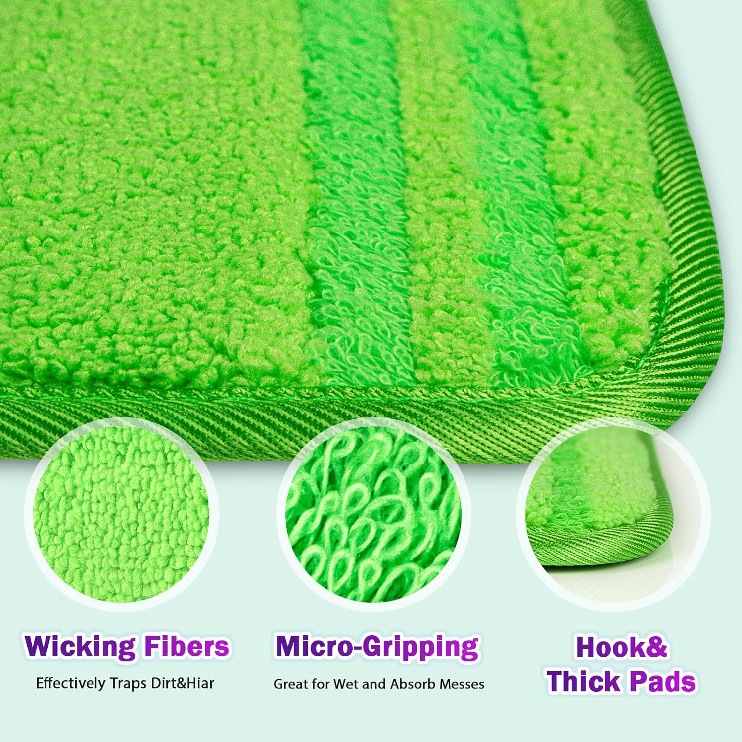 Orighty Reusable Mop Pads for Swiffer WetJet - Pack of 8