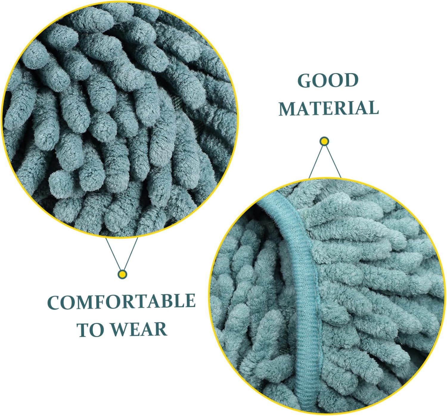 Fluffy Reusable Mopping Slippers for Women