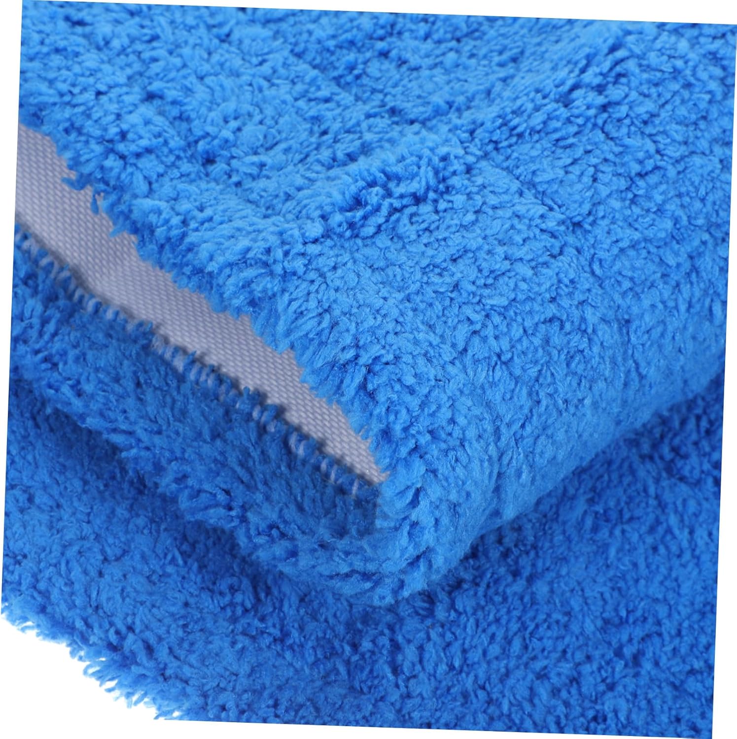2Pcs Coral Fleece Mop Pads Reusable Washable