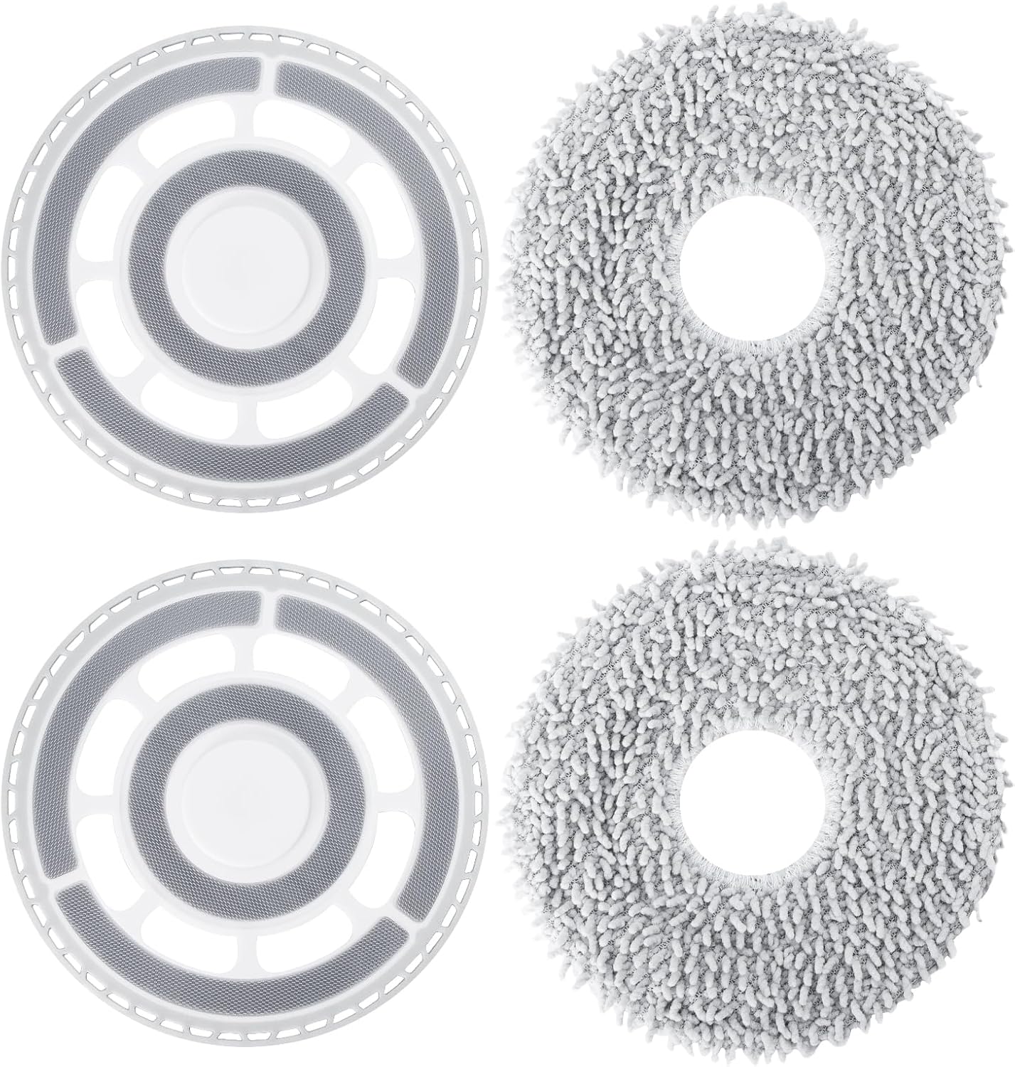 Fixbetter Replacement Mop Pads with Holder for Roborock Models