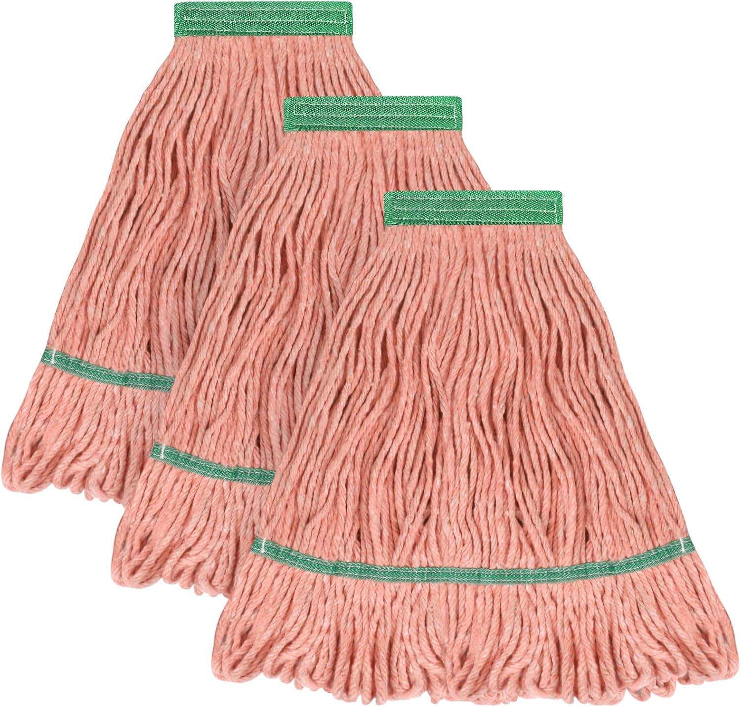 L Luke Supply Matthew Heavy Duty Mop Head Replacement - Pack of 3