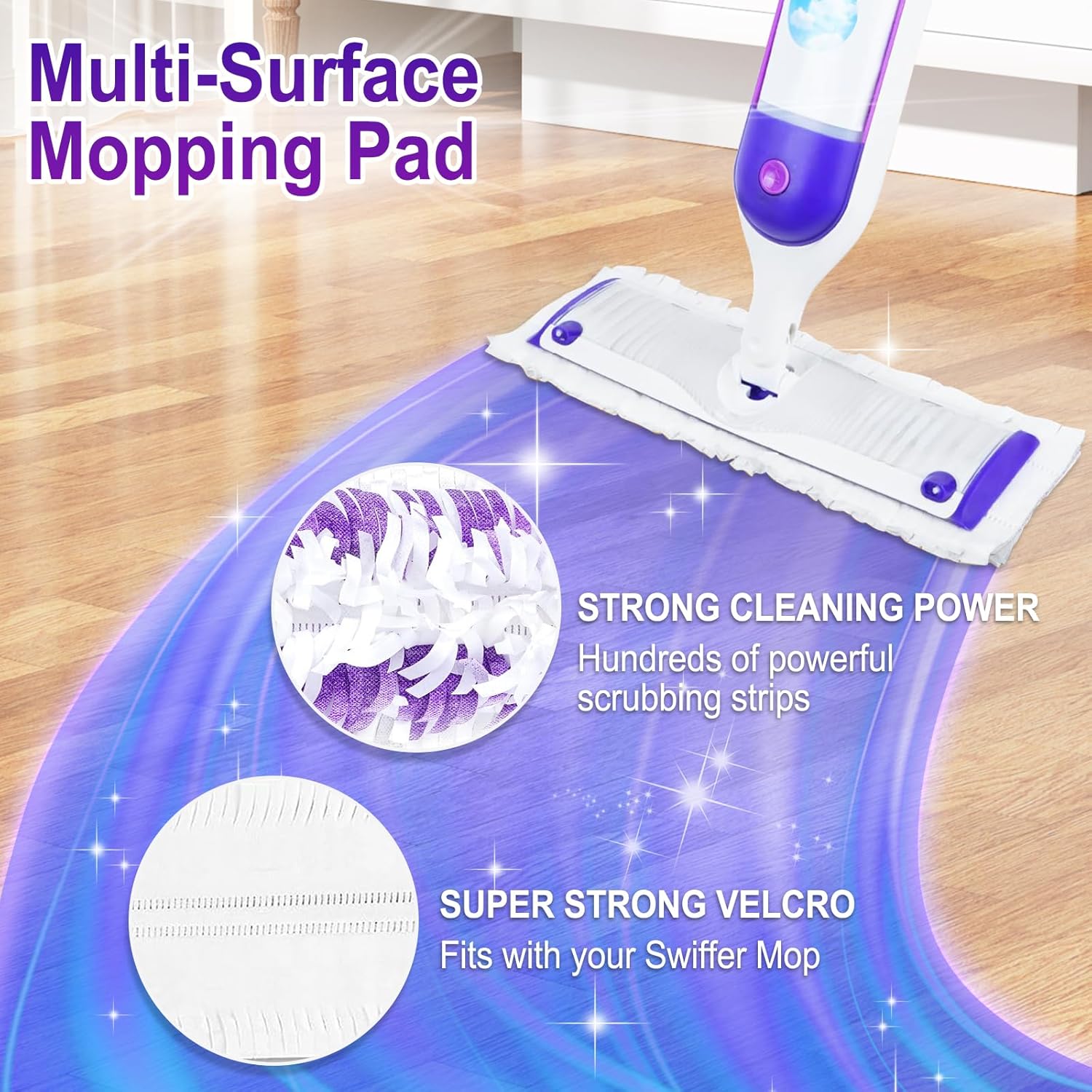 25 Pack Disposable Mopping Pads for Swiffer PowerMop