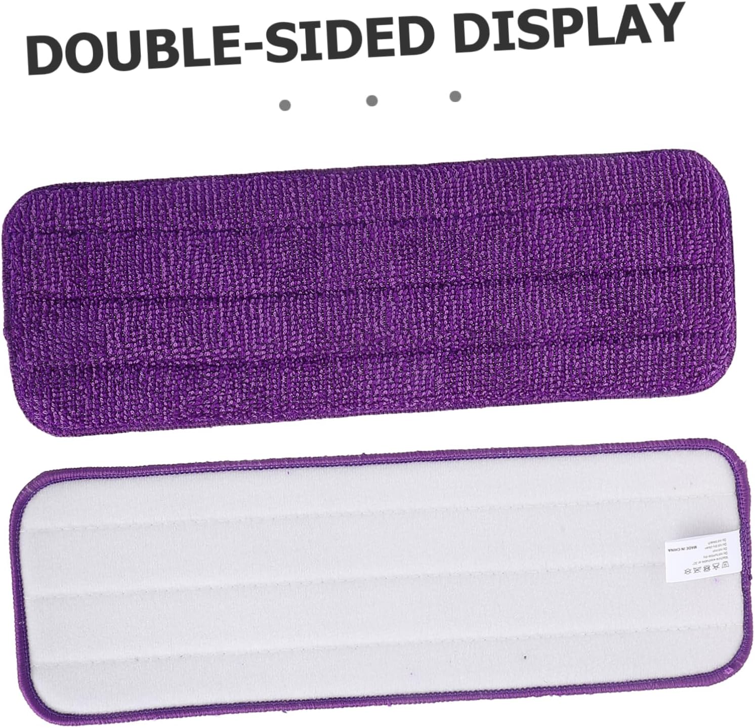 2PCS High Absorbent Replacement Mop Heads for Machine Wash
