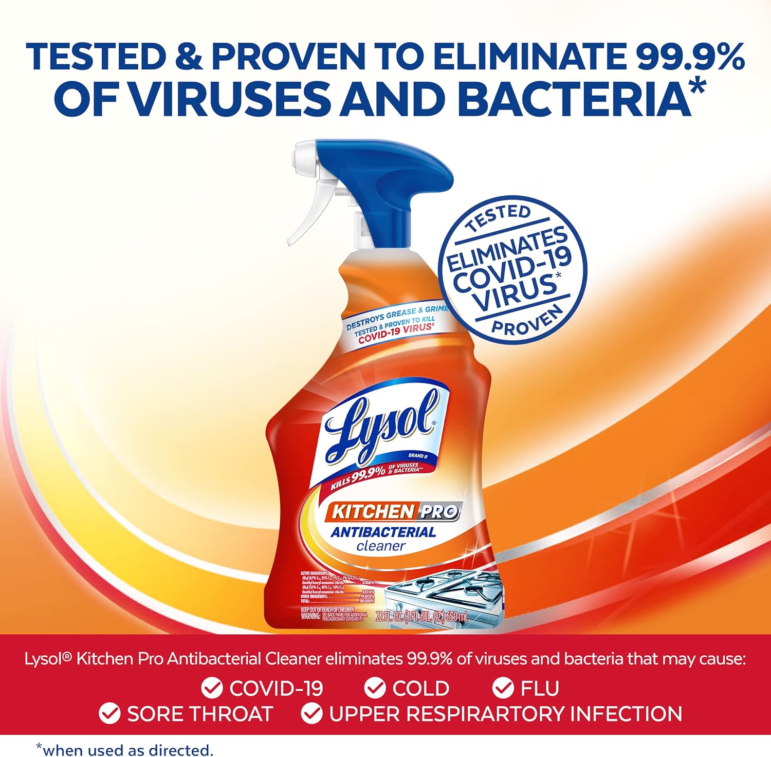 Reckitt Lysol Kitchen Pro 22 Fl Oz Pack of 3 Toilet Cleaner