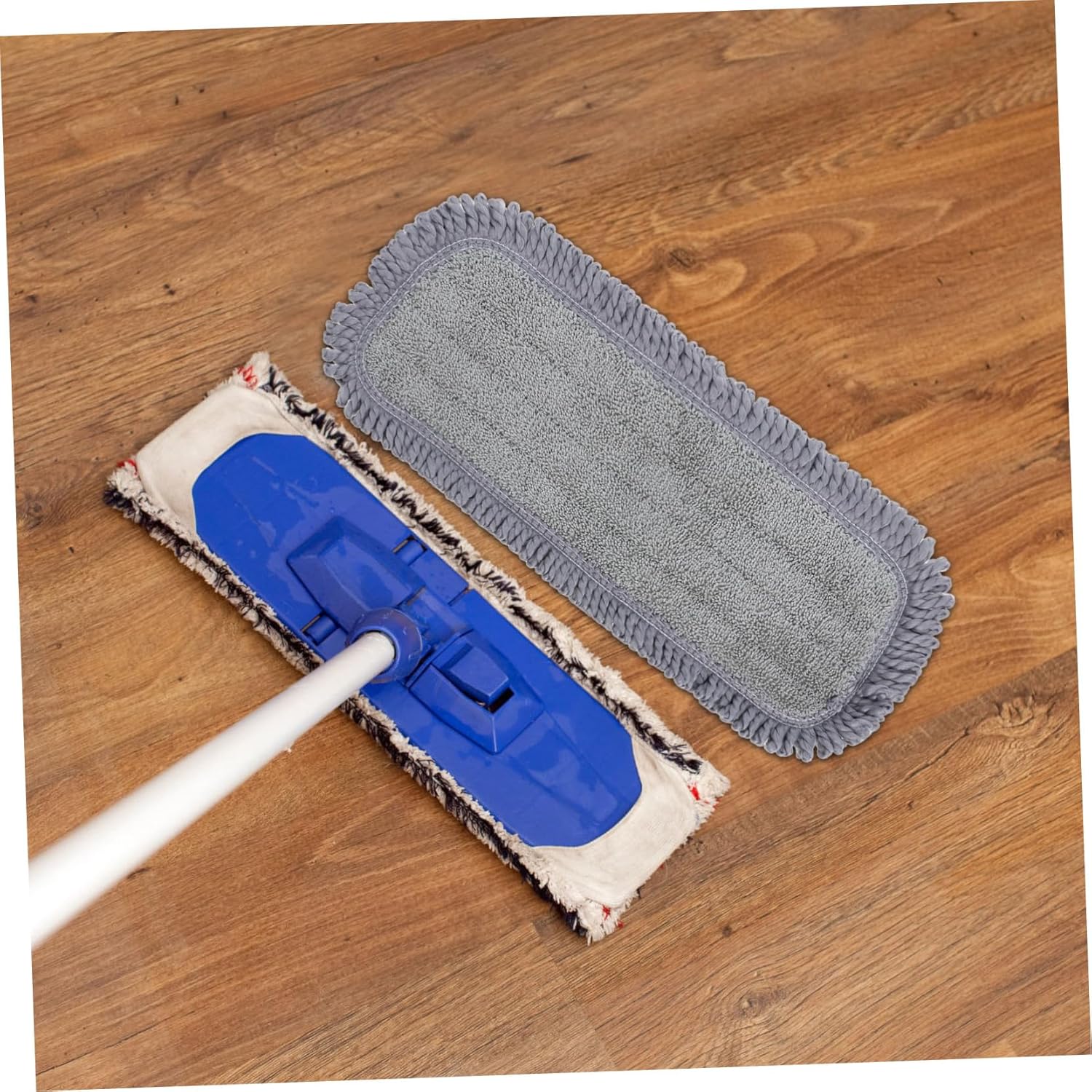 2pcs Microfiber Mop Pads Reusable for Floor Cleaning